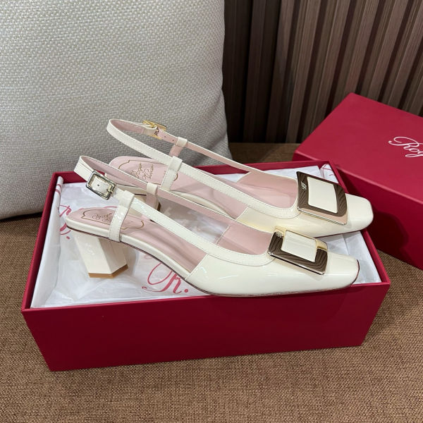 로저비비에 클래식 청키 힐 샌들 4.5cm (4color)