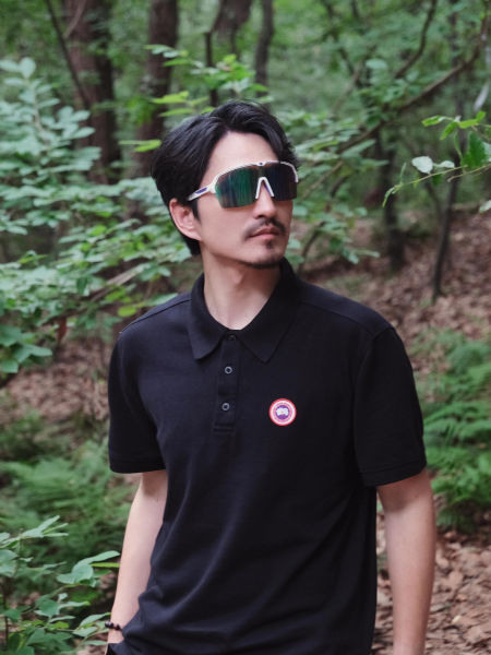 캐나다구스 로고 폴로 셔츠