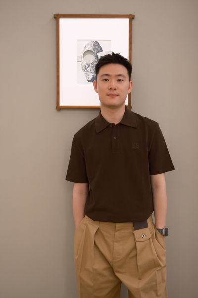 로에베 아나그램 코튼 피케 폴로 셔츠