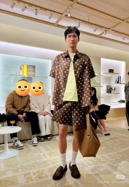 루이비통 프린트 쇼츠