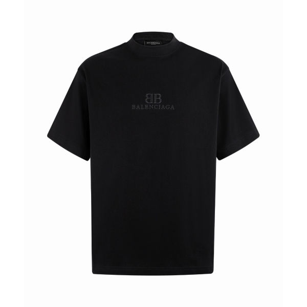 발렌시아가 로고 자수 반팔티(2color)
