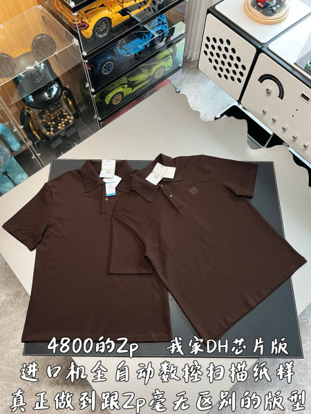 로에베 아나그램 코튼 피케 폴로 셔츠
