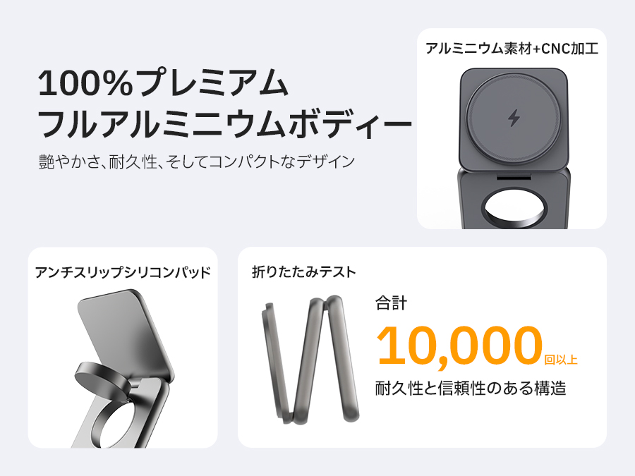 Redbean the better P1 Pro 3in1ワイヤレス充電器 for Apple Watch