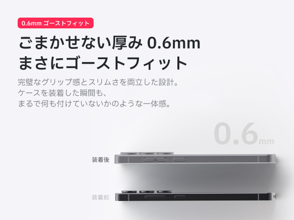 Redbean GhostFit 極薄0.6mm フルカバーケース for Galaxy Series