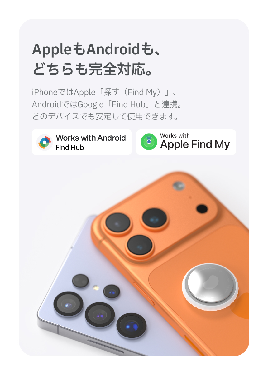 Redbean Tag.O デュアルOS対応スマートファインダー H1TO