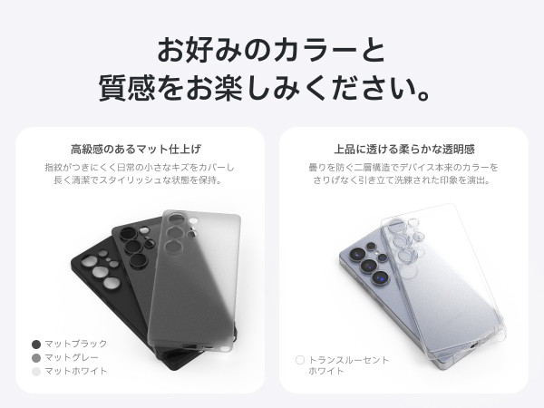 Redbean GhostFit 極薄0.6mm フルカバーケース for Galaxy Series