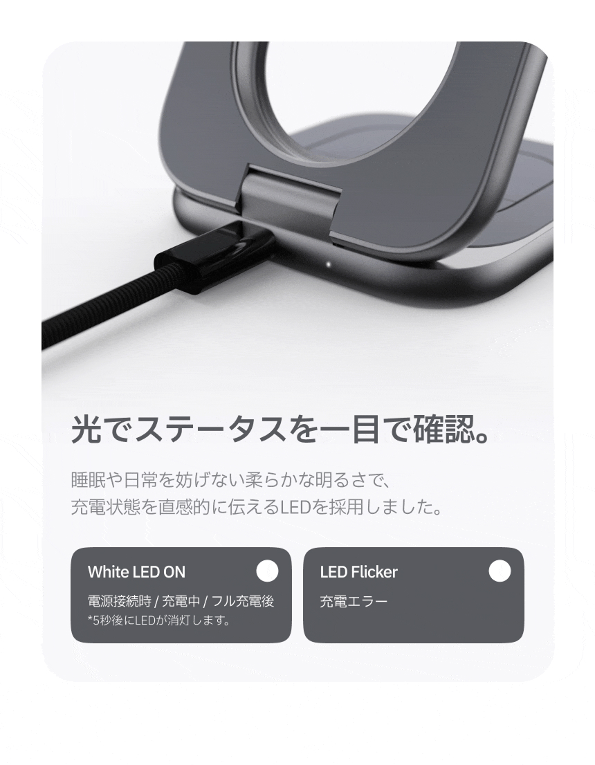 Redbean the better 25W Qi2.2 3in1 charging stand for Apple Watch P1-M
