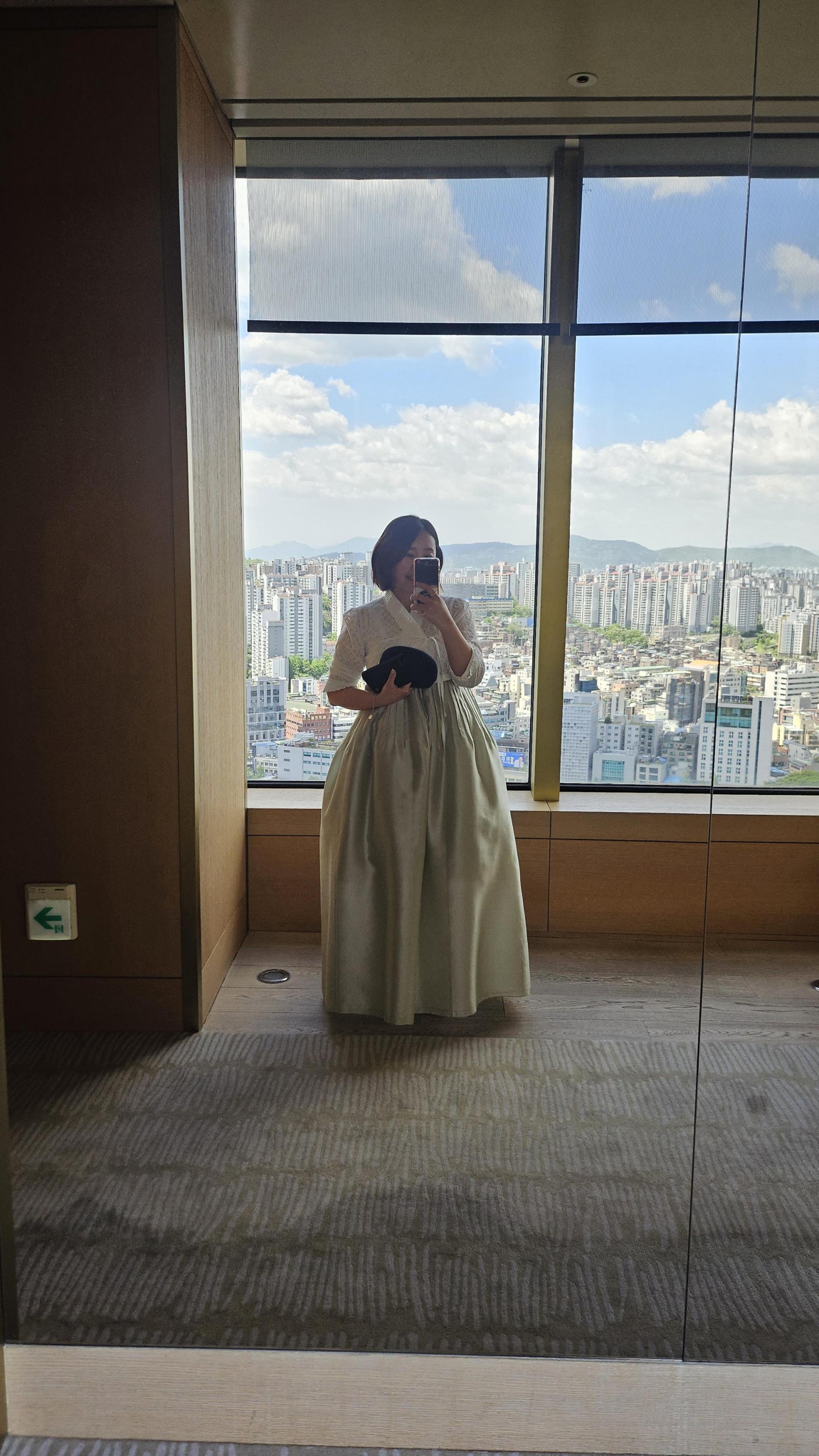 아일렛 플리츠 저고리