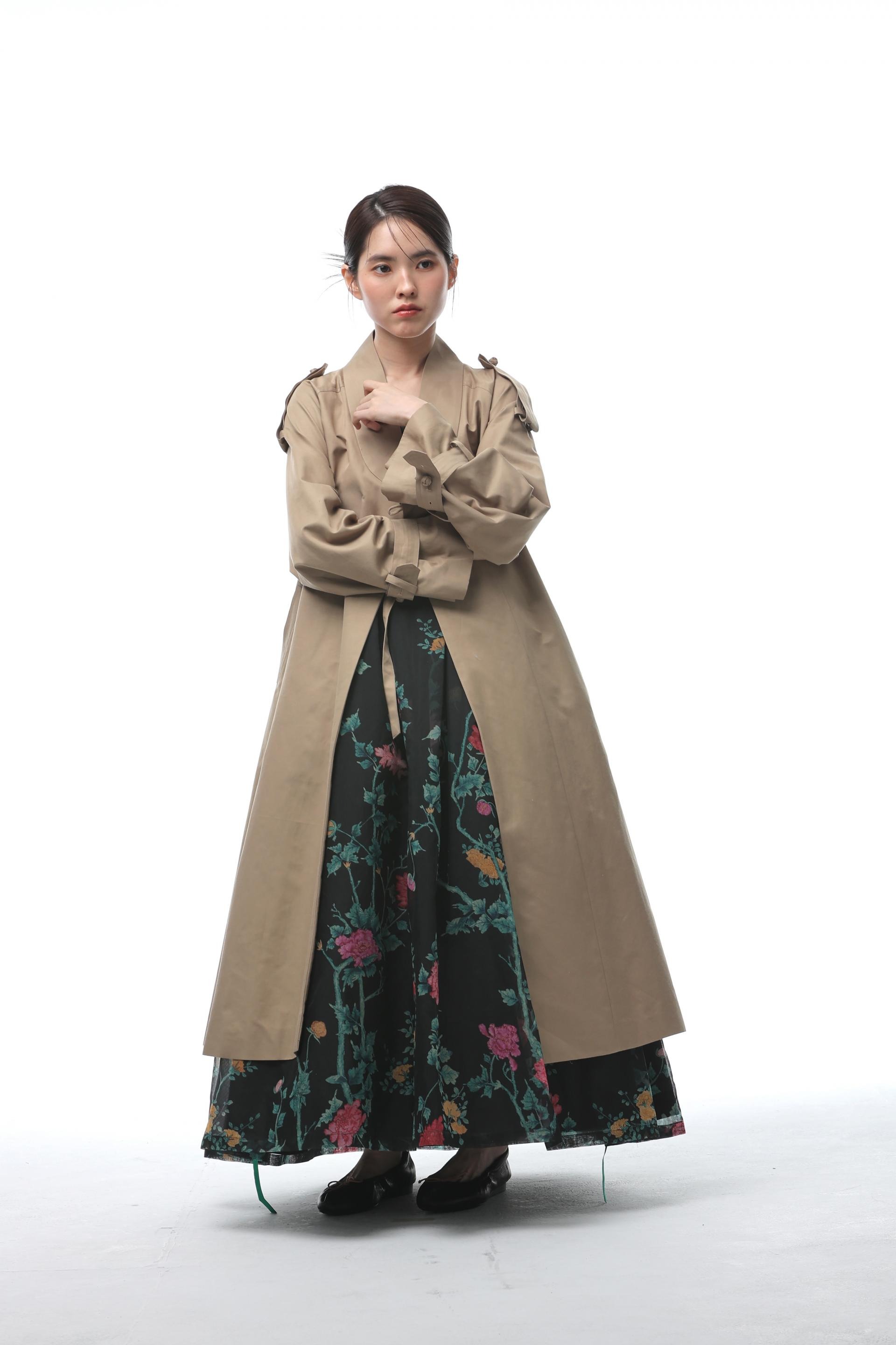 Knotted Trench Coat