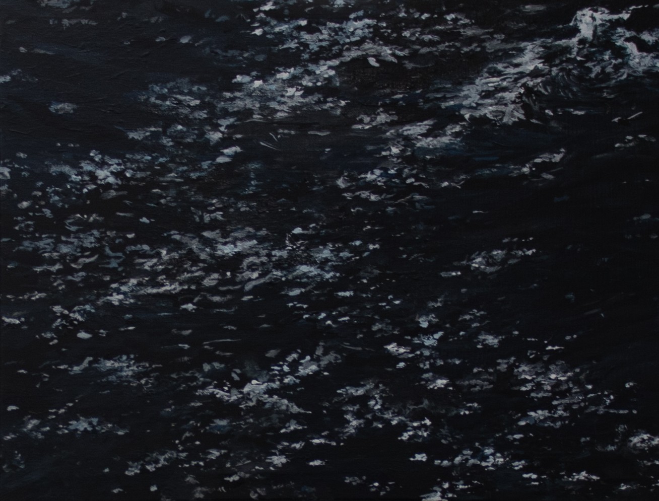 담, 검은바다, 31.8x40.9cm, 캔버스에 아크릴, 2025..jpg