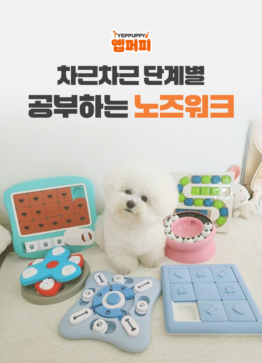 강아지 퍼즐 노즈워크 레벨5 그린스퀘어