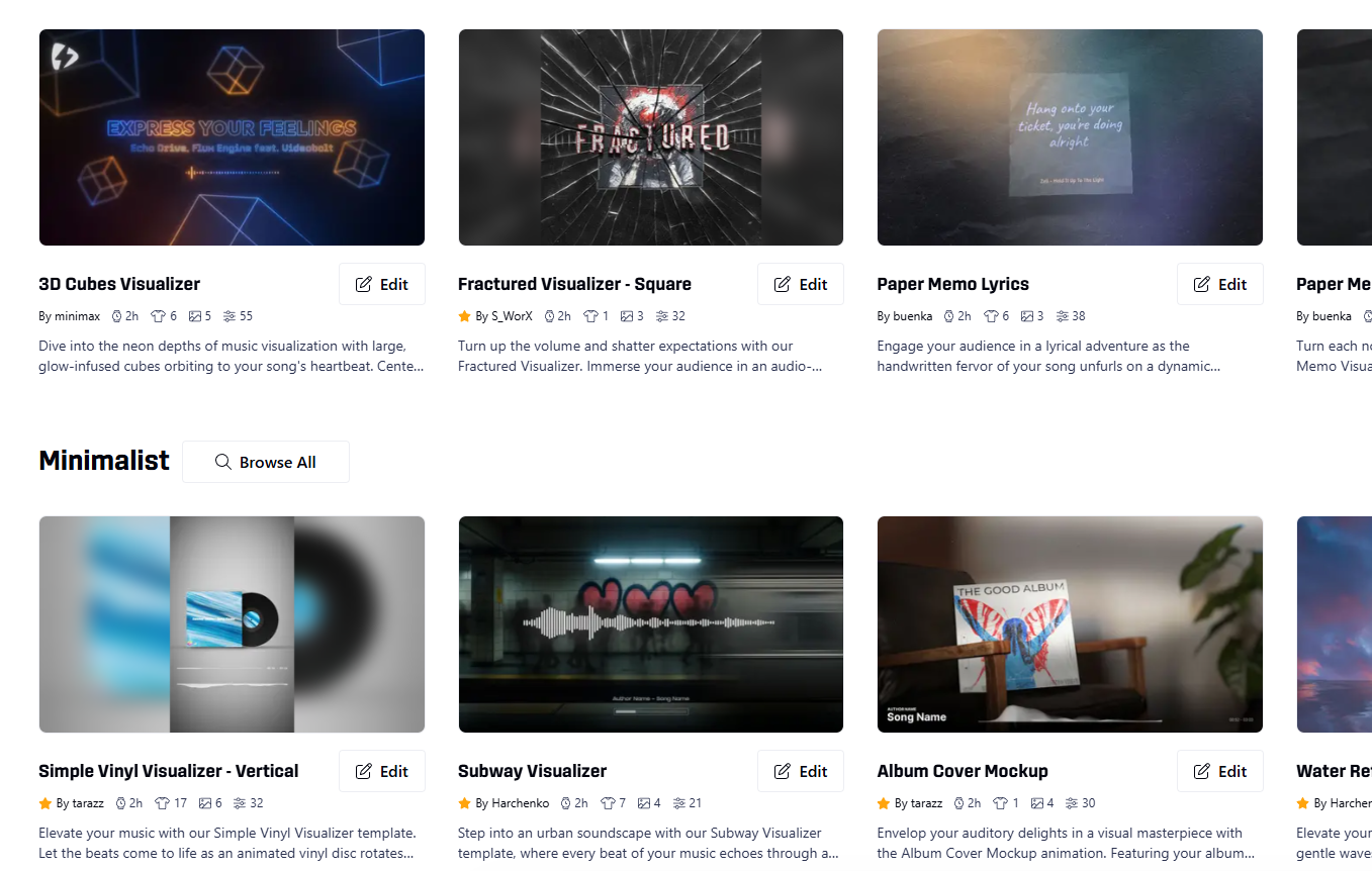 오디오스펙트럼 플레이 리스트 영상 쉽게 만드는 사이트 추천 : 정보공유