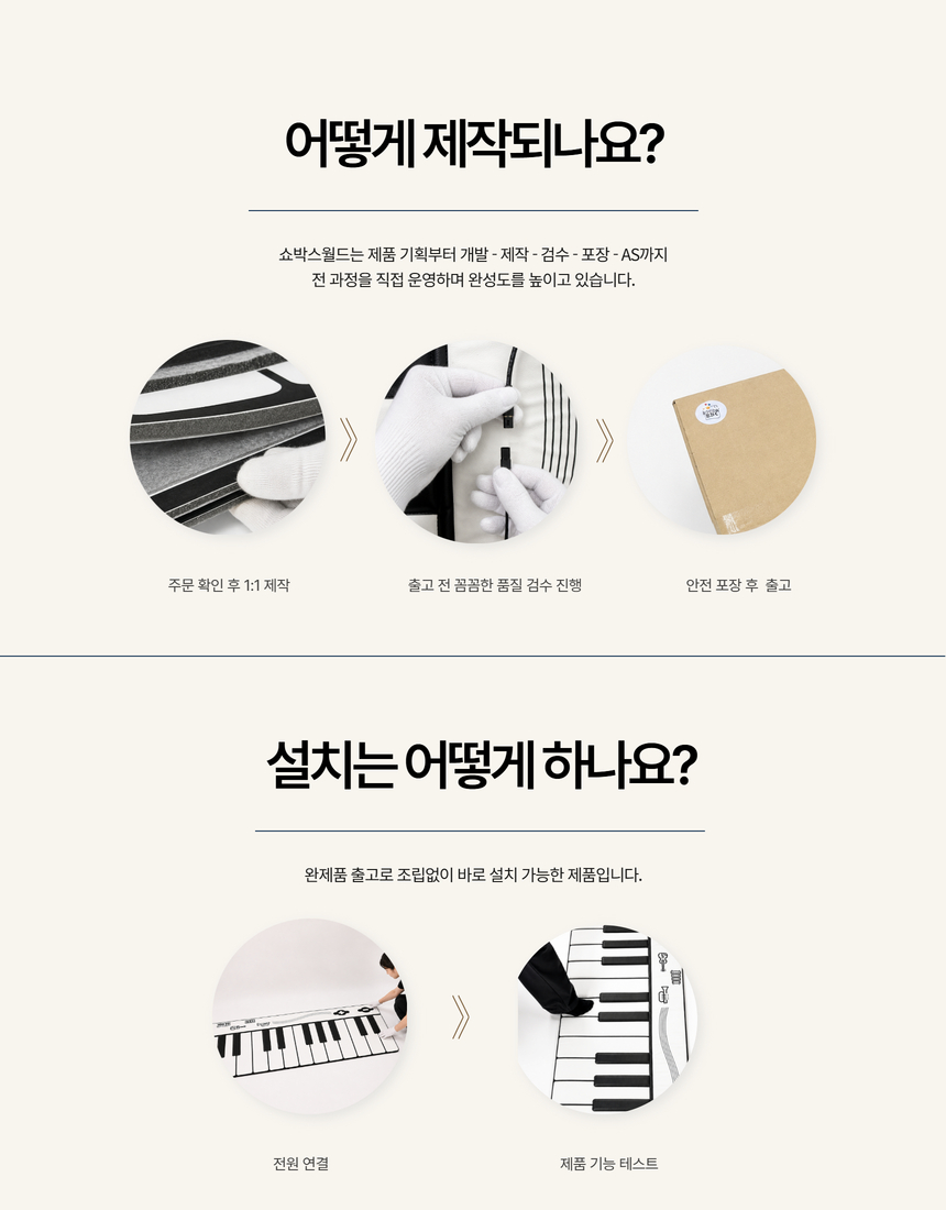 쇼박스월드 소리나는 디지털 안전쿠션 발피아노 음악교육세트