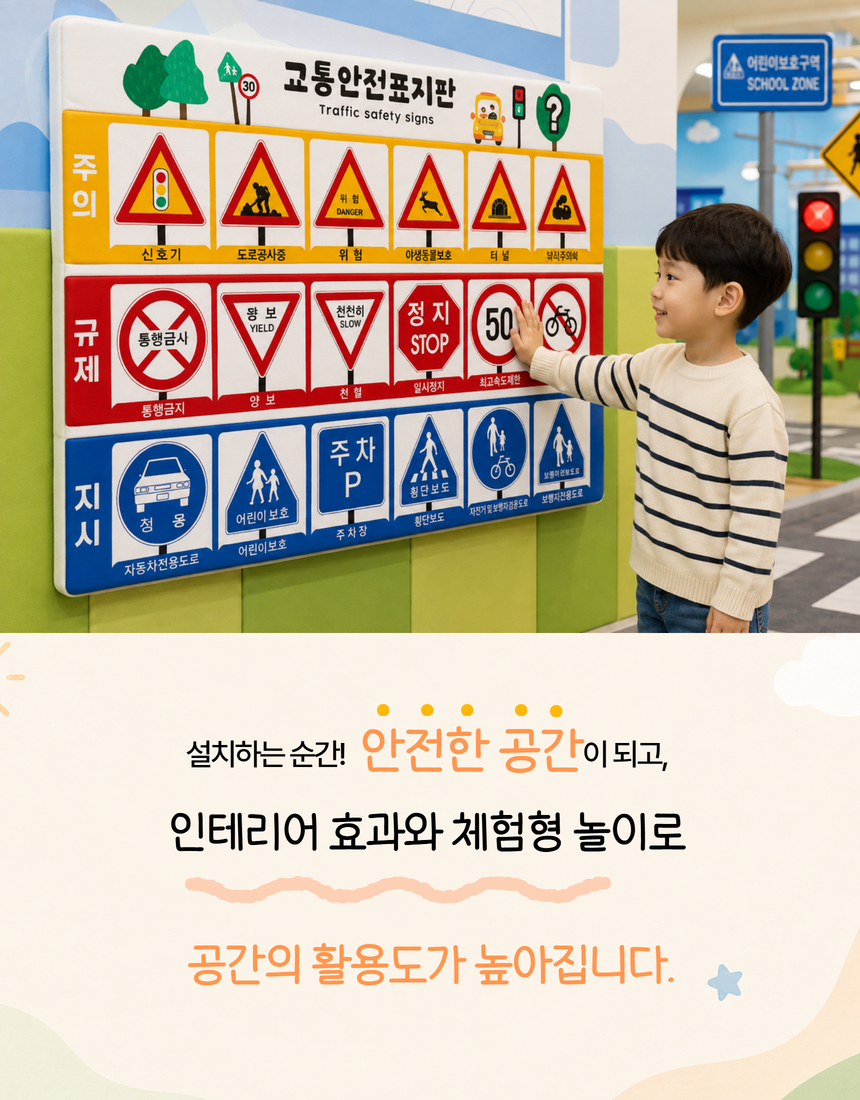 쇼쿠션 교통안전표지판