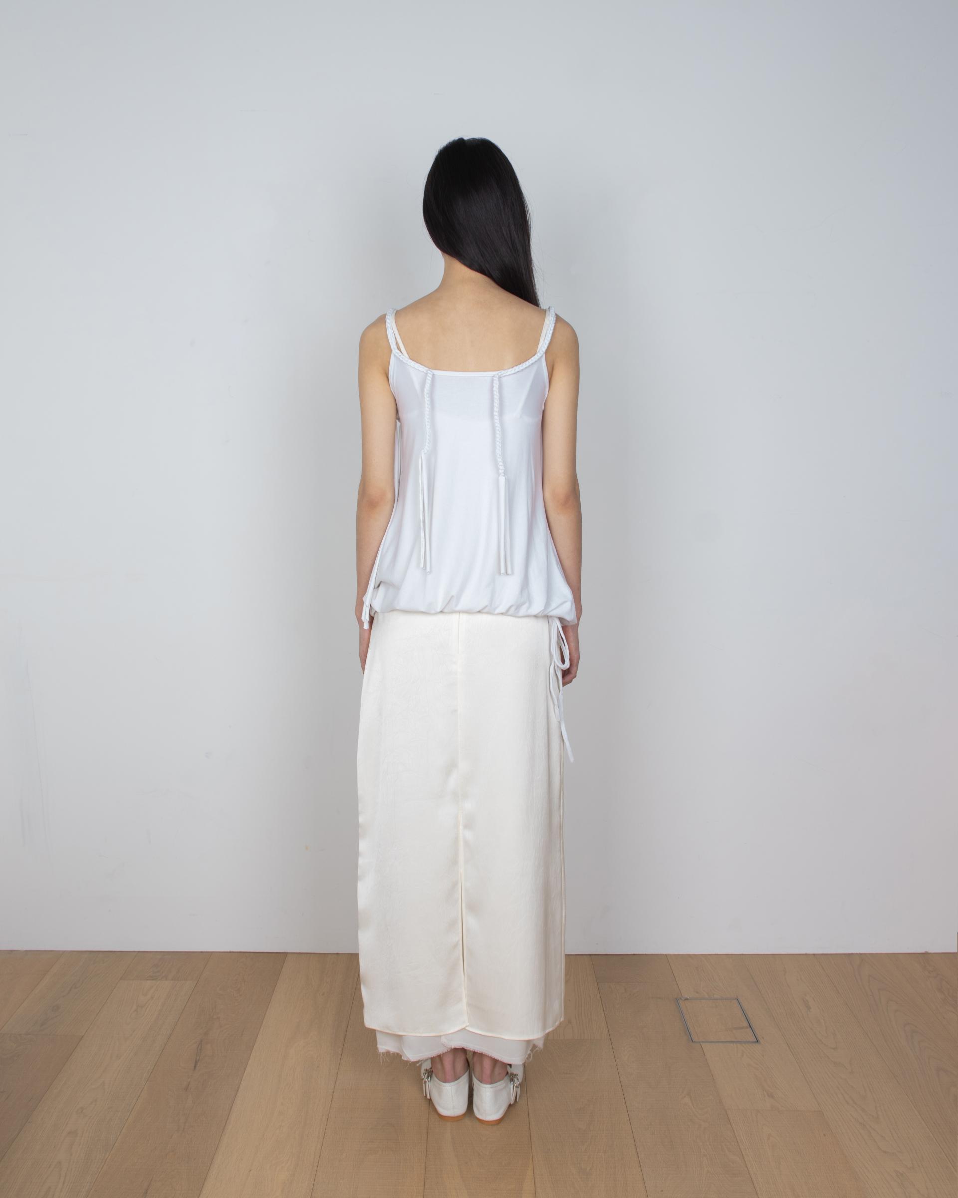 sleeveless tassel top