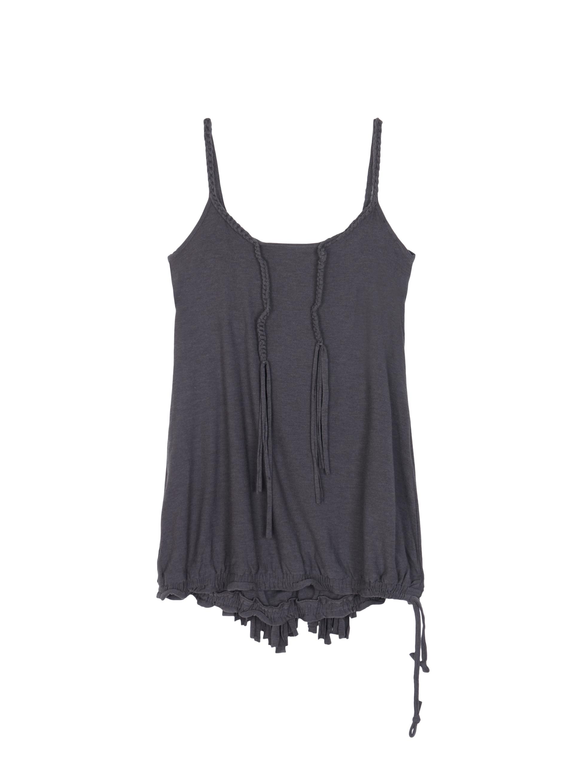 sleeveless tassel top
