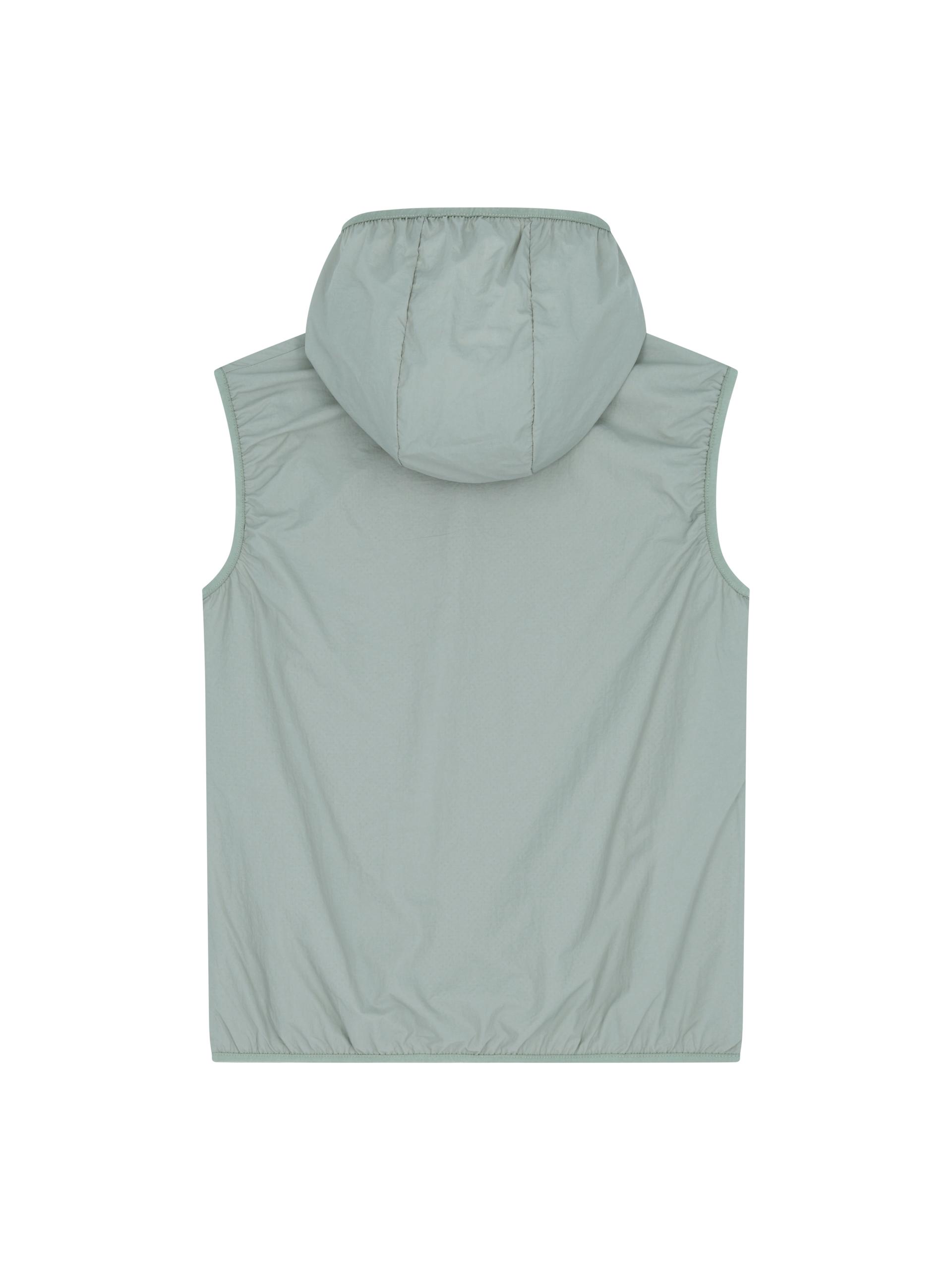 zip-up hoodie vest