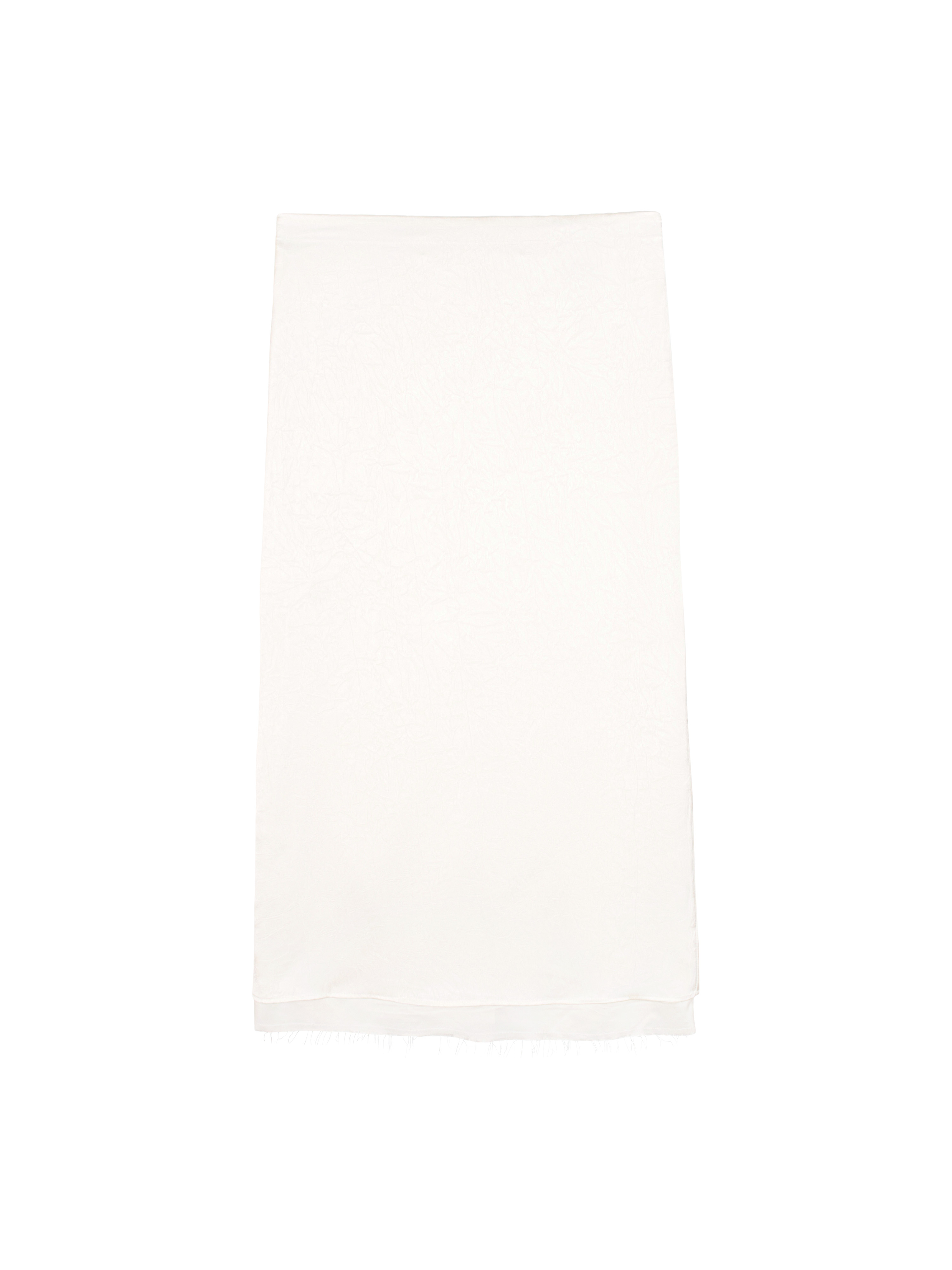 crinkle layered skirt
