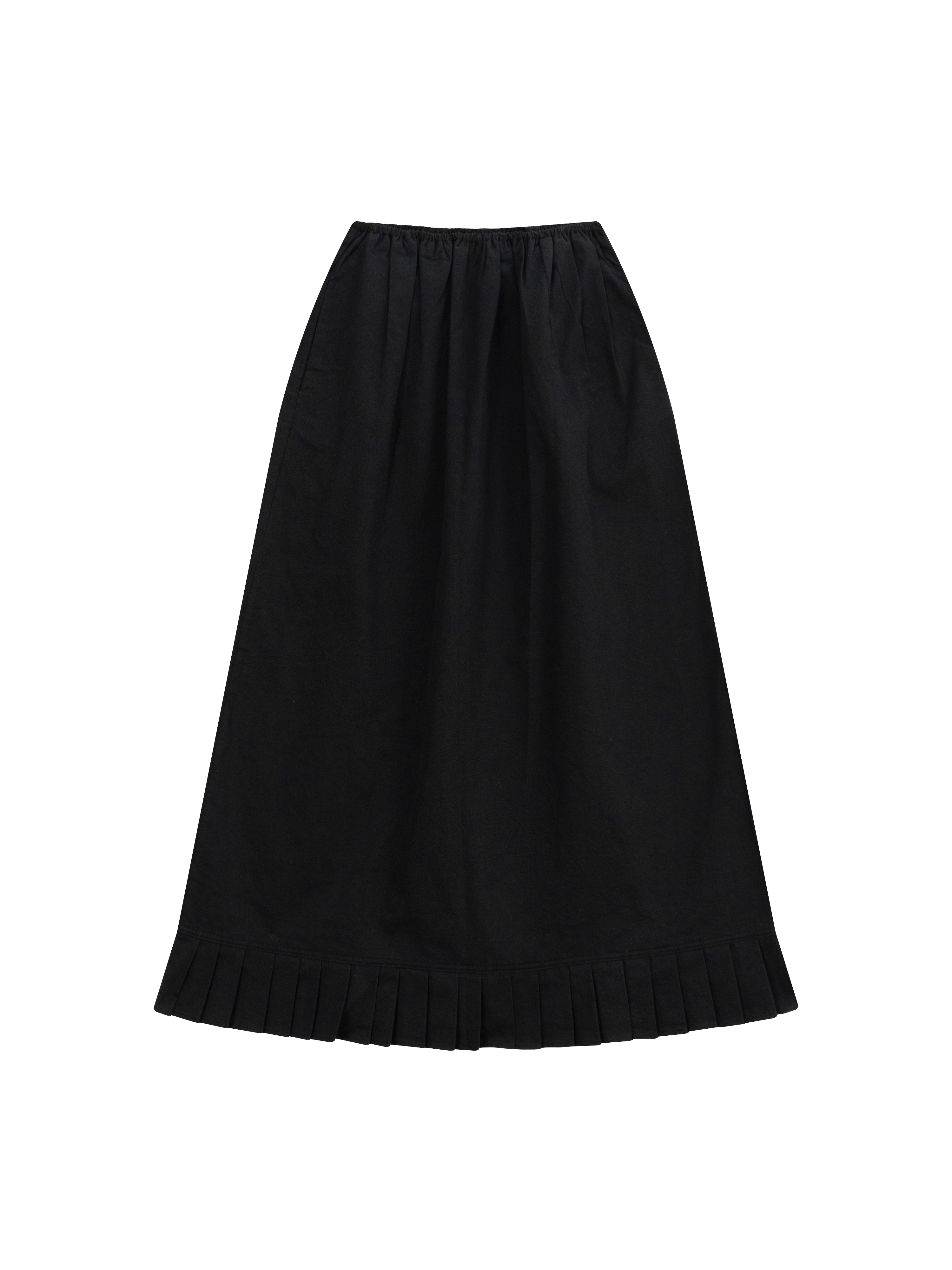 cotton pleats skirt