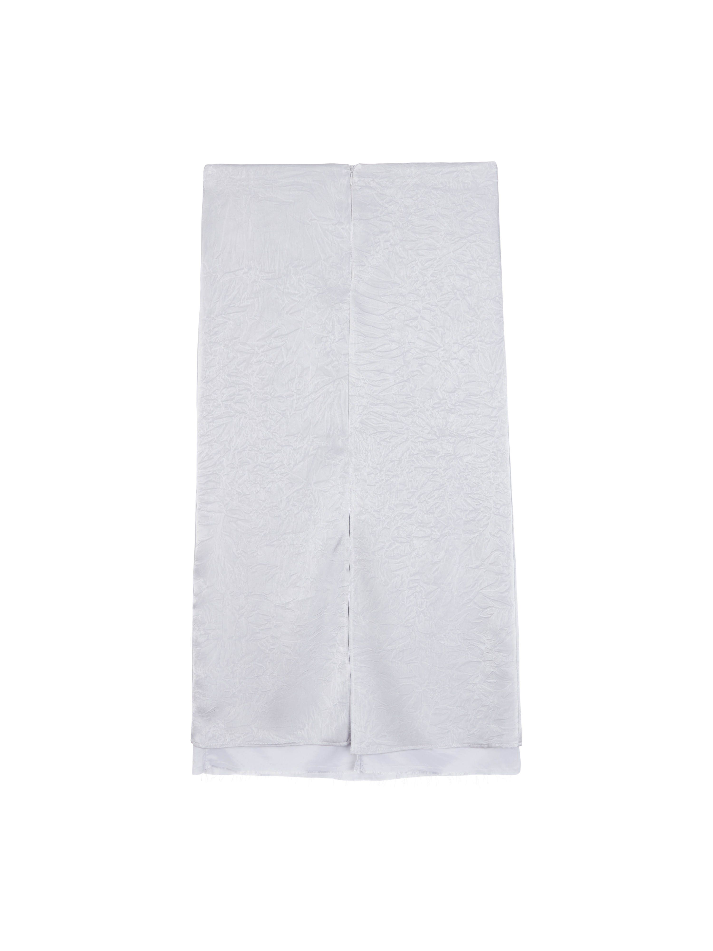 crinkle layered skirt