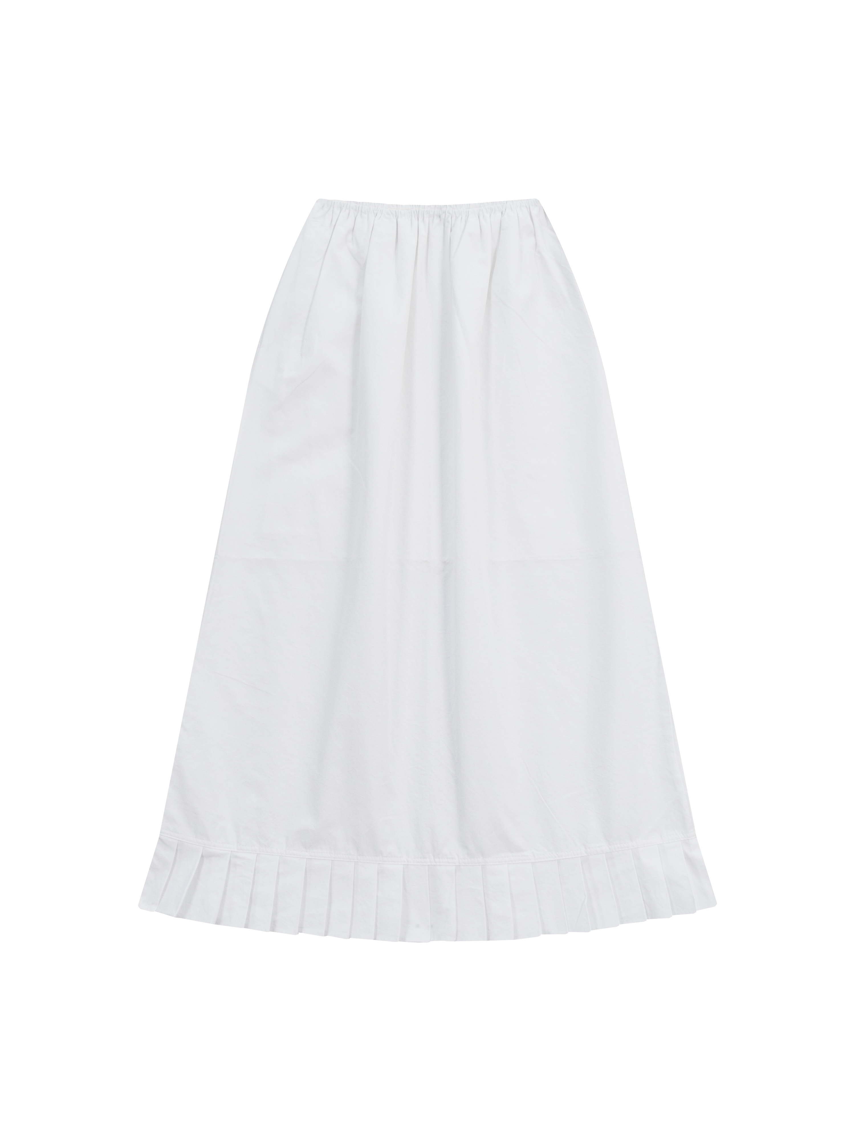 cotton pleats skirt