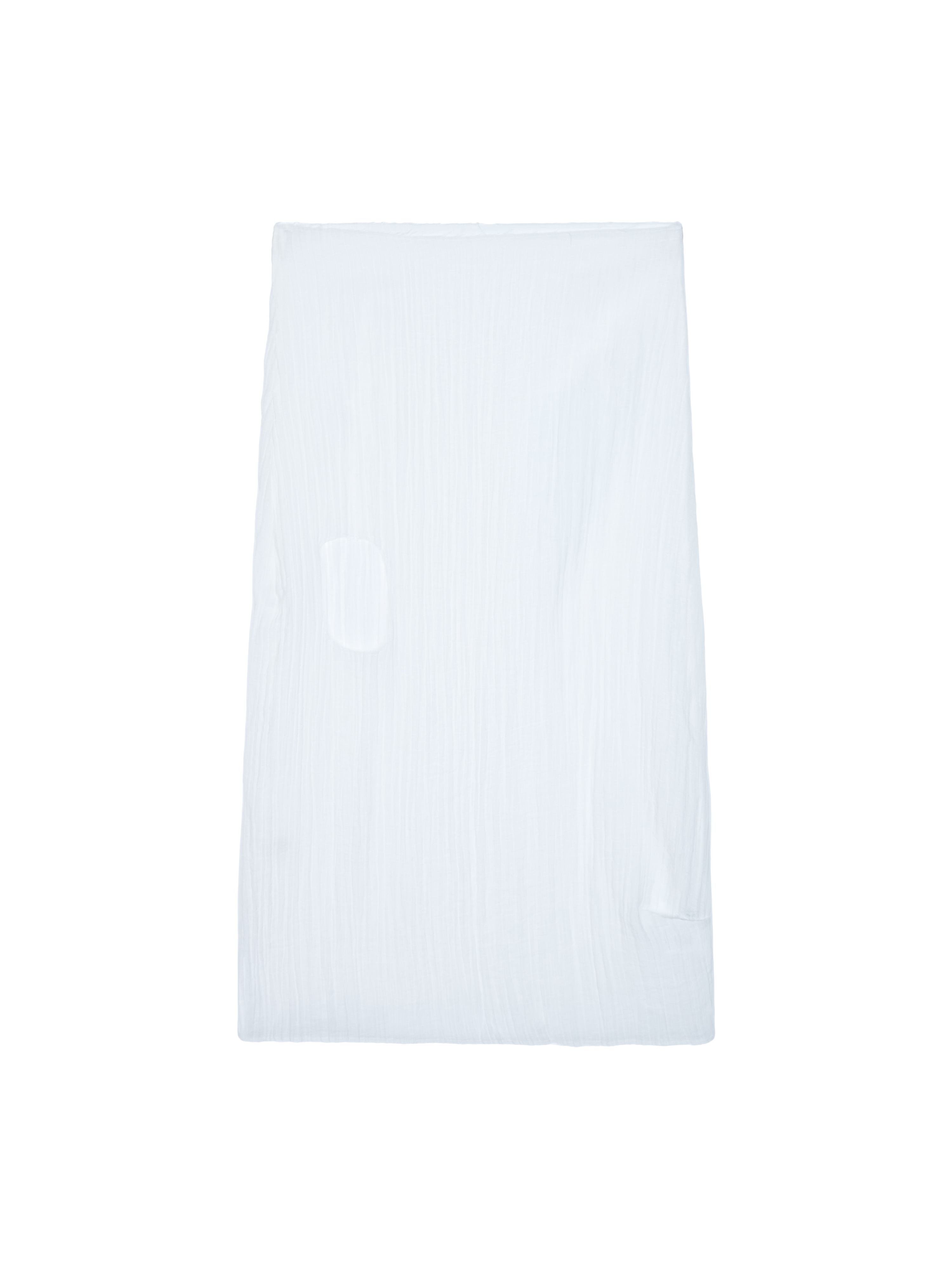 sheer linen one-piece