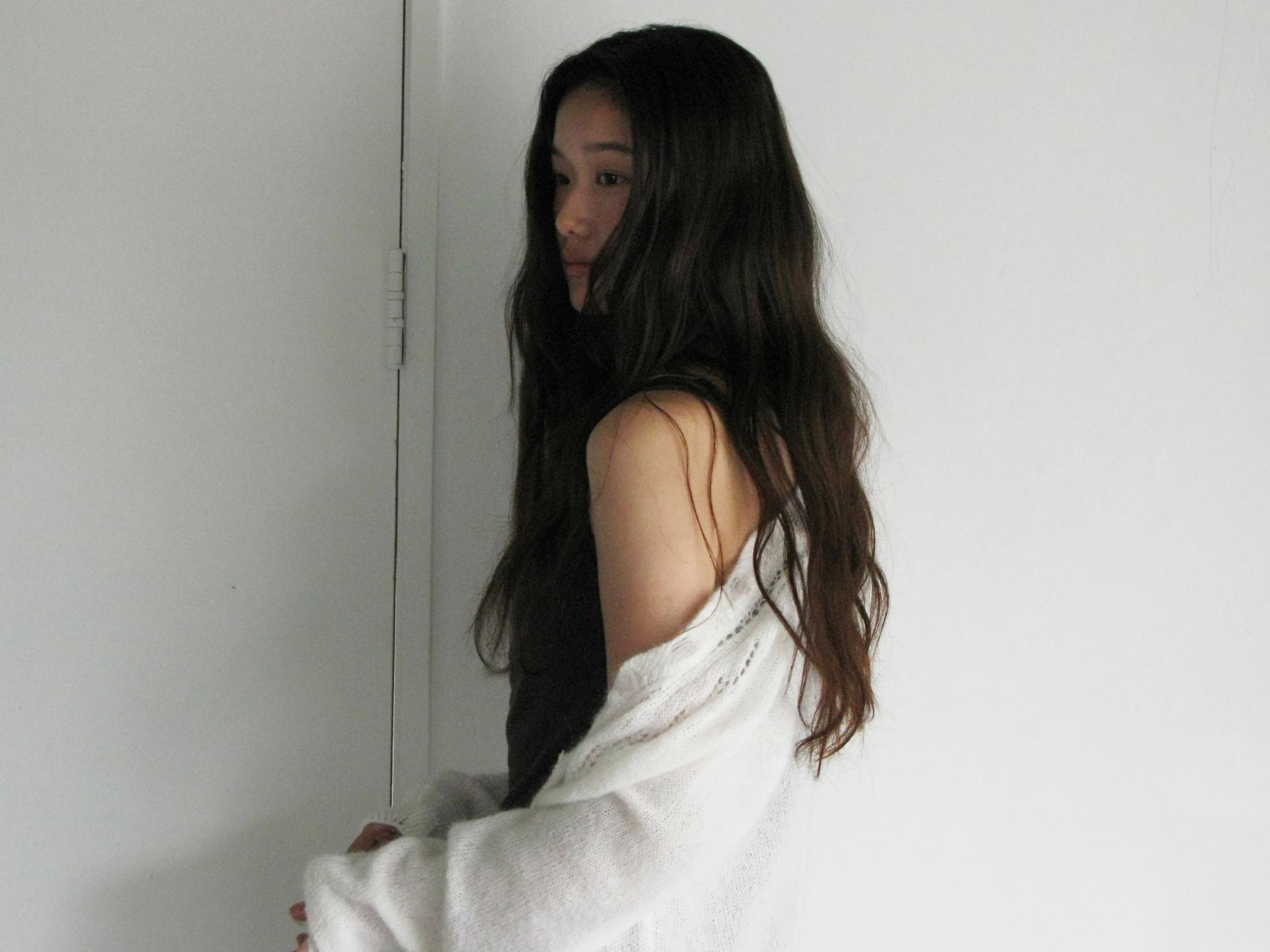 ALPACA LOOSE KNIT LONG CARDIGAN_IVORY