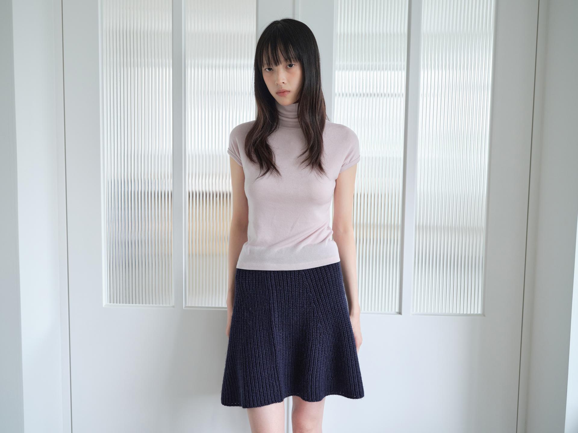WOOL TURTLENECK TOP_PINK