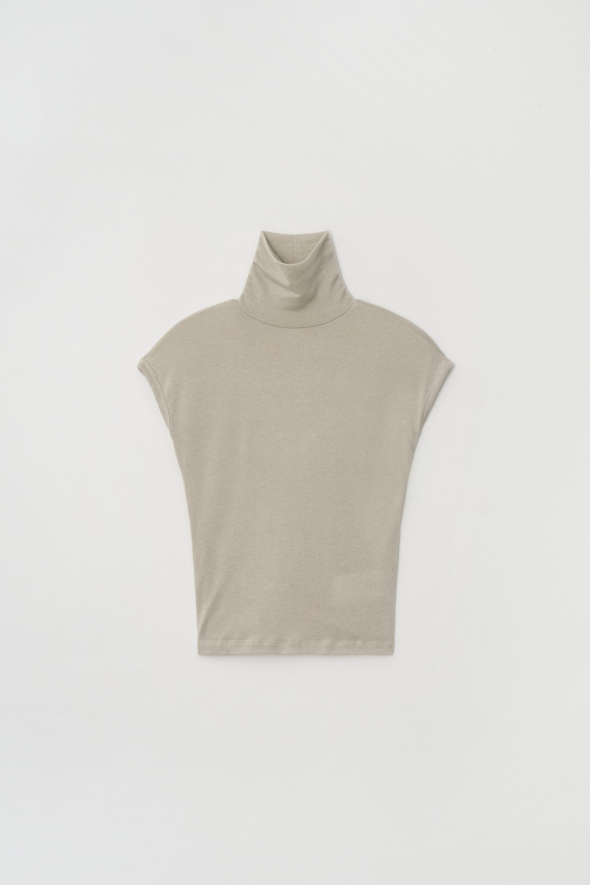 WOOL TURTLENECK TOP_BEIGE