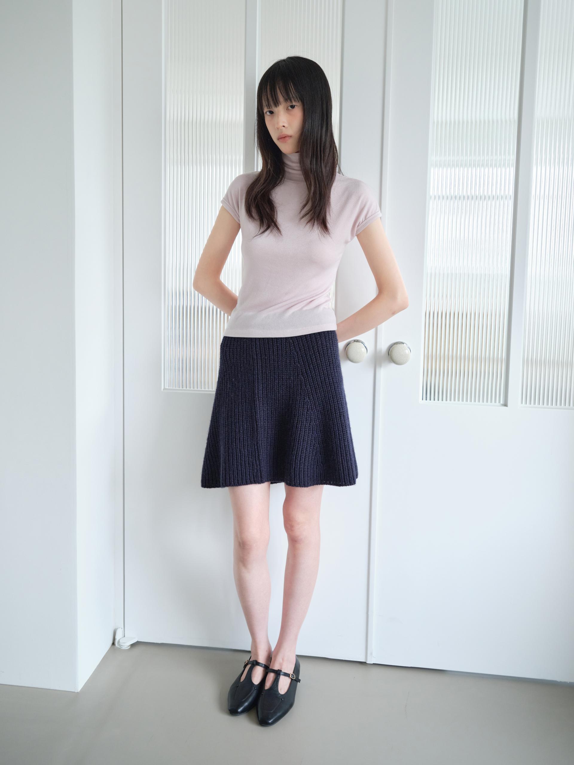 WOOL TURTLENECK TOP_PINK