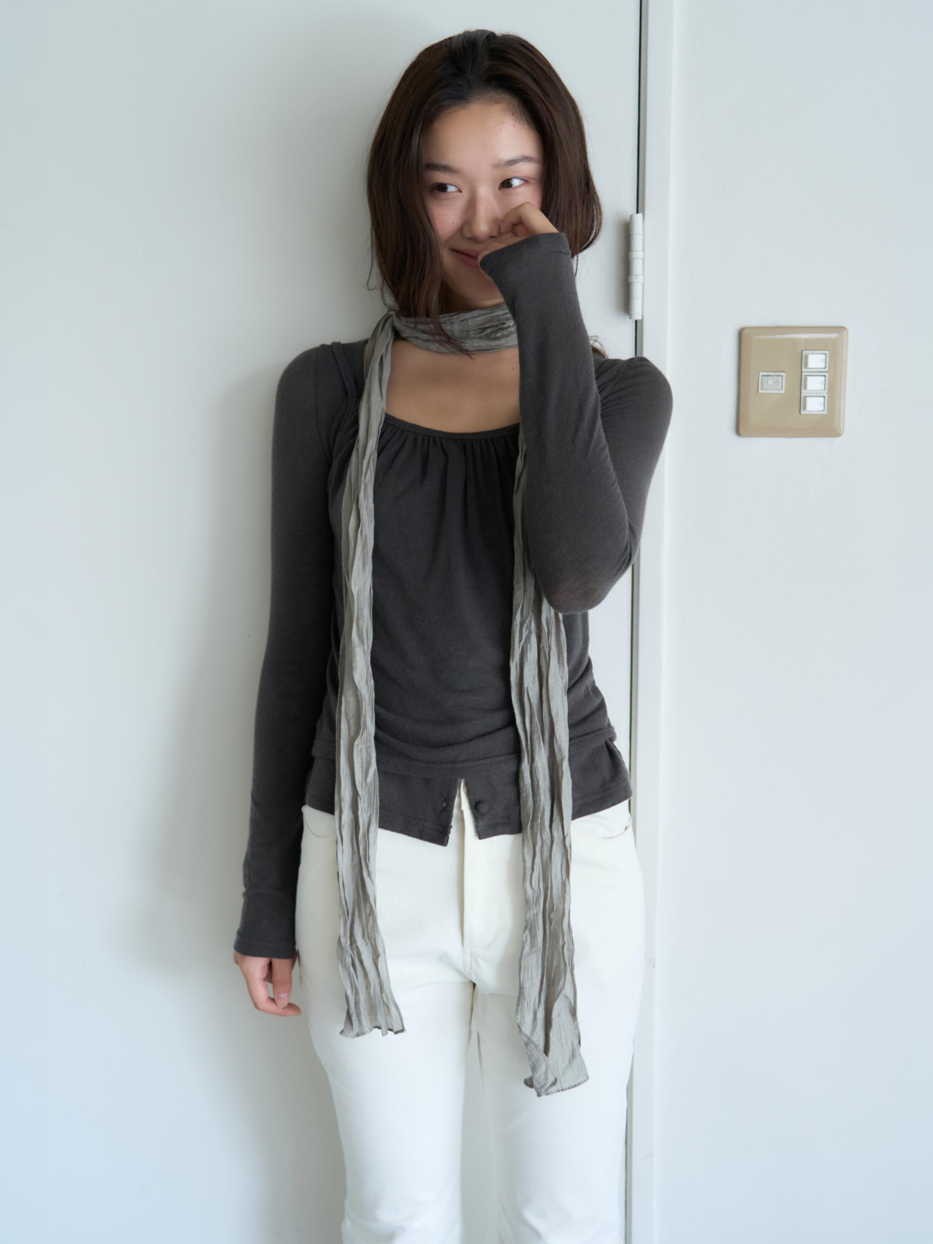PEACHED CAPRI PANTS_IVORY