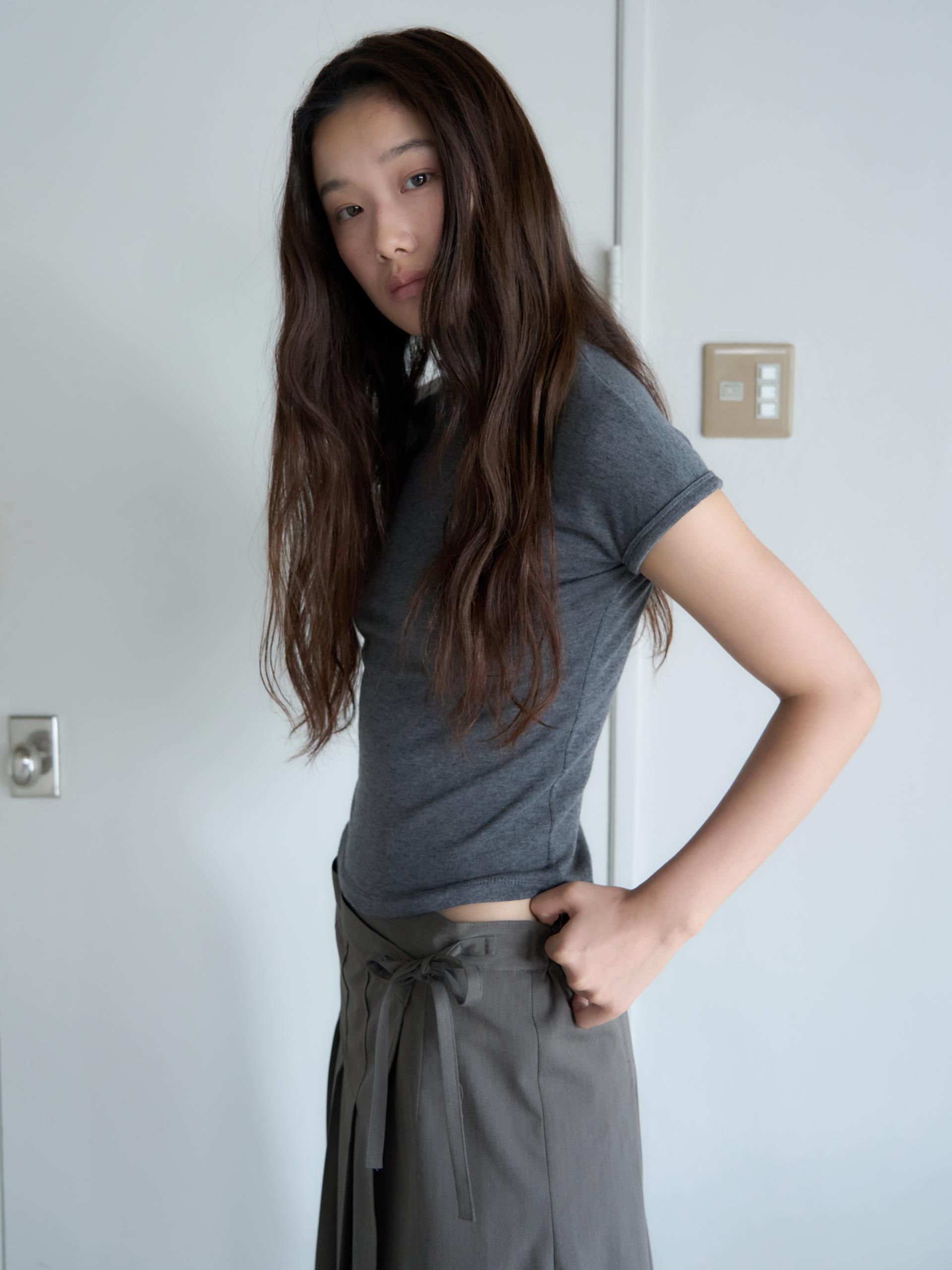 WOOL TURTLENECK TOP_GRAY