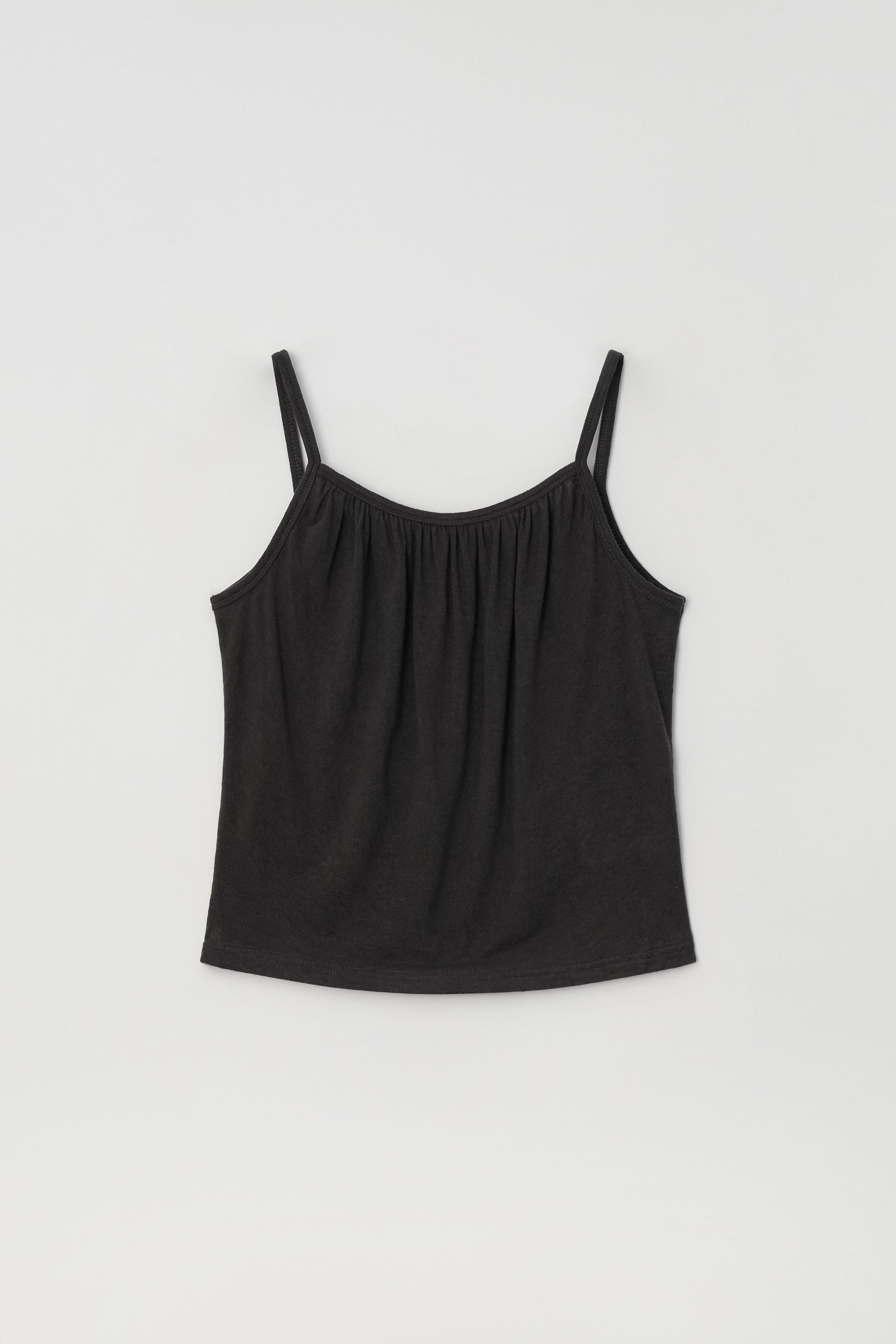 COZY SOFT CARDIGAN&TANK SET_CHARCOAL