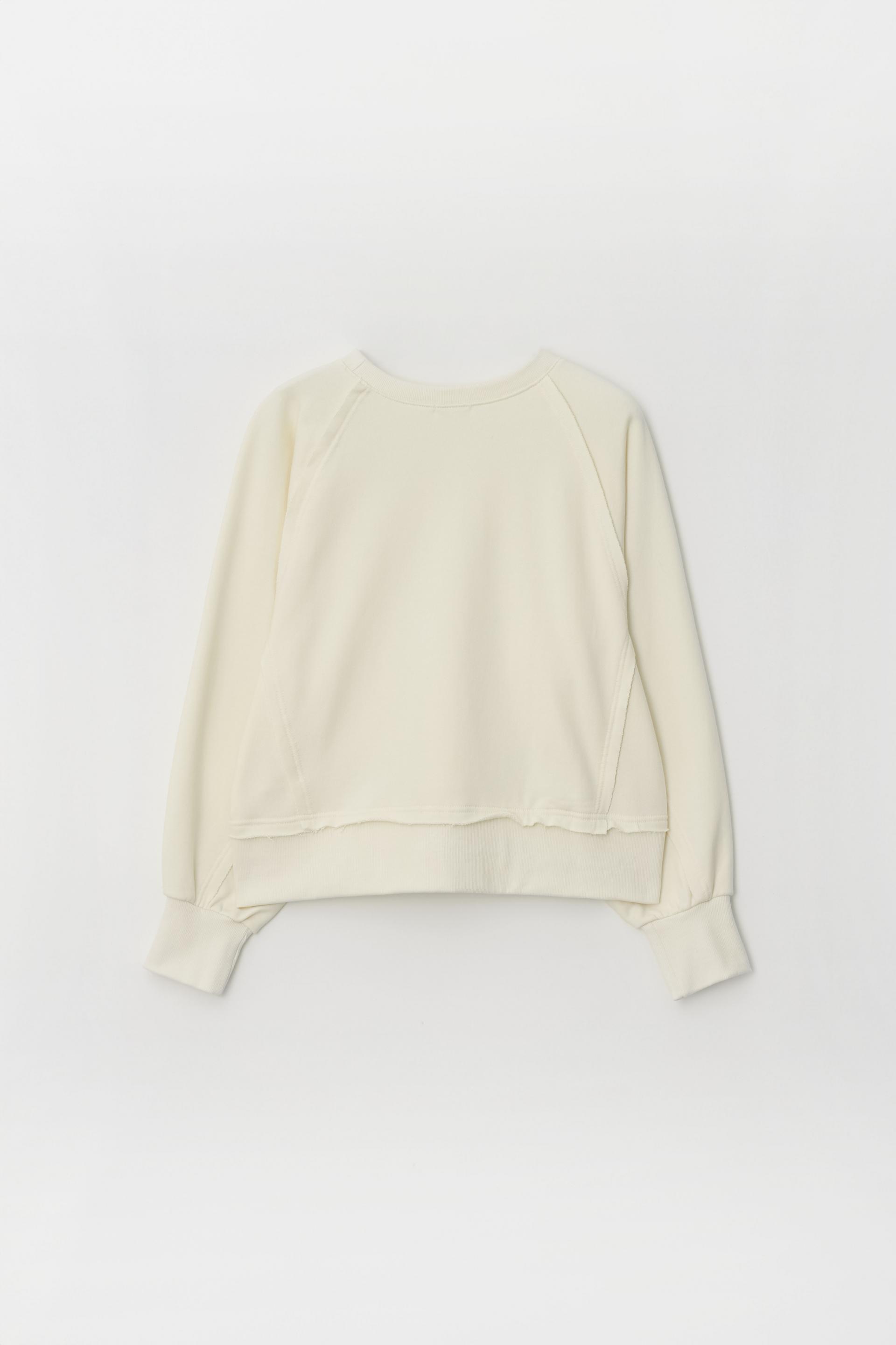 CUT-OFF SWEATSHIRT_BUTTER YELLOW