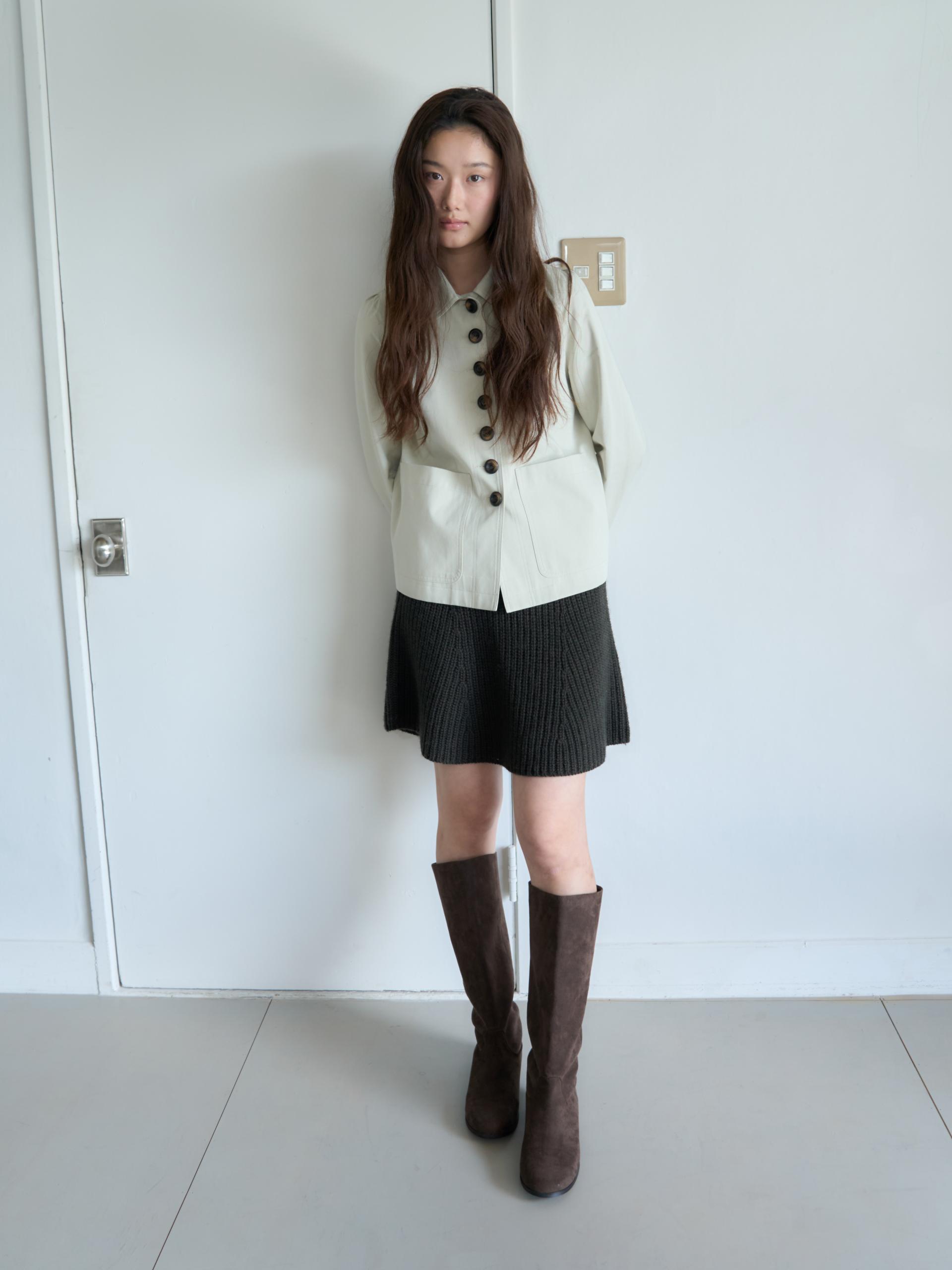 BUTTON DETAIL LOVELY JACKET_BEIGE