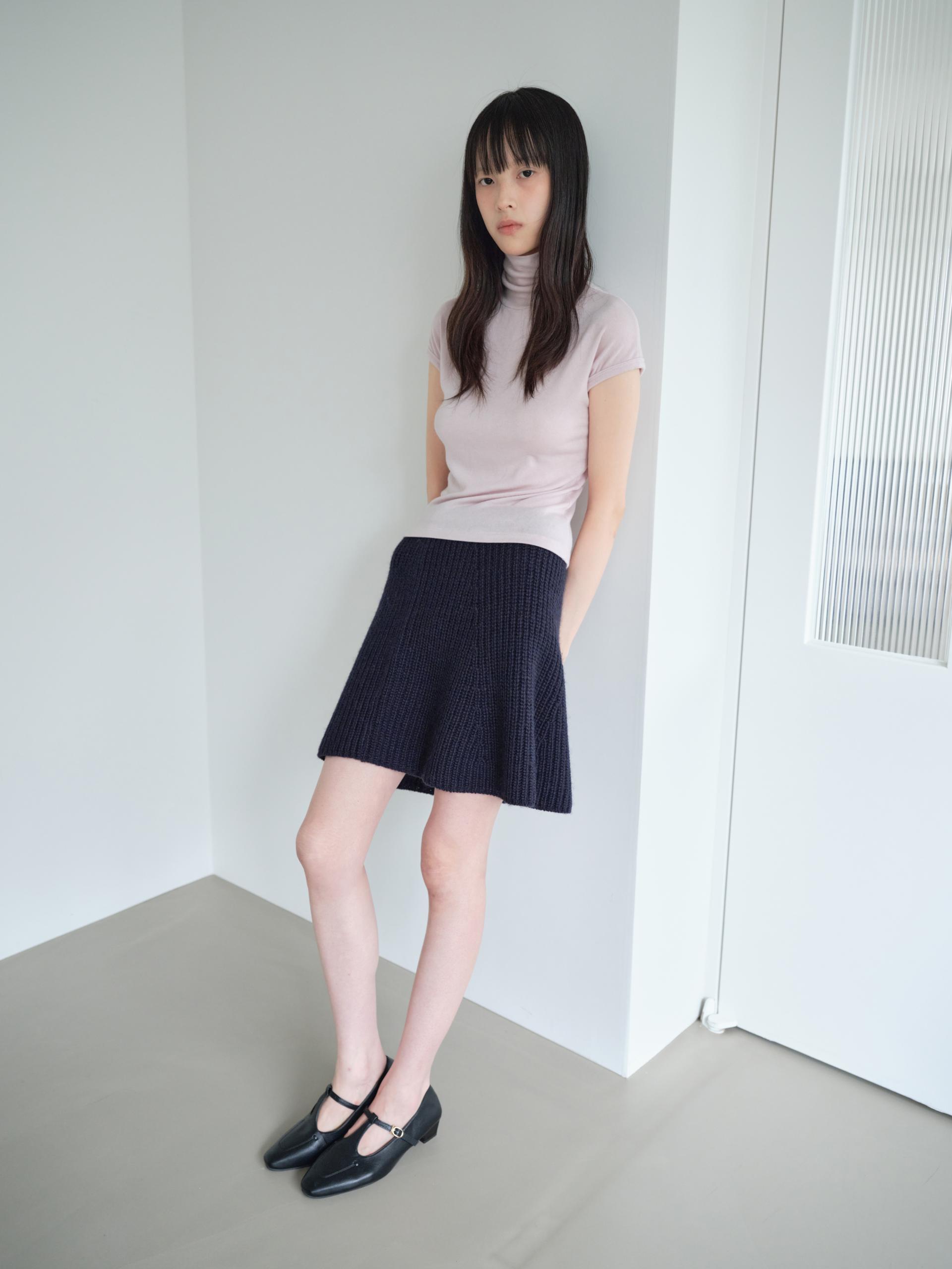 WOOL TURTLENECK TOP_PINK