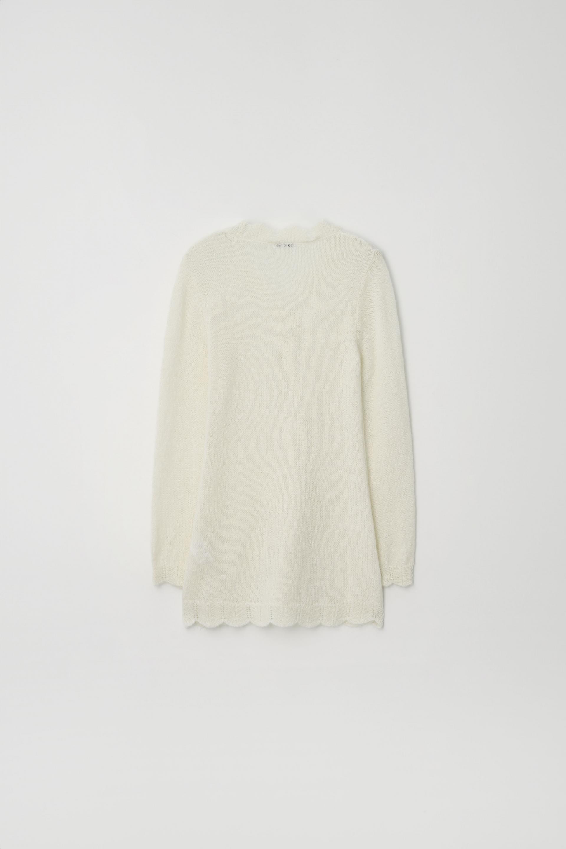 ALPACA LOOSE KNIT LONG CARDIGAN_IVORY