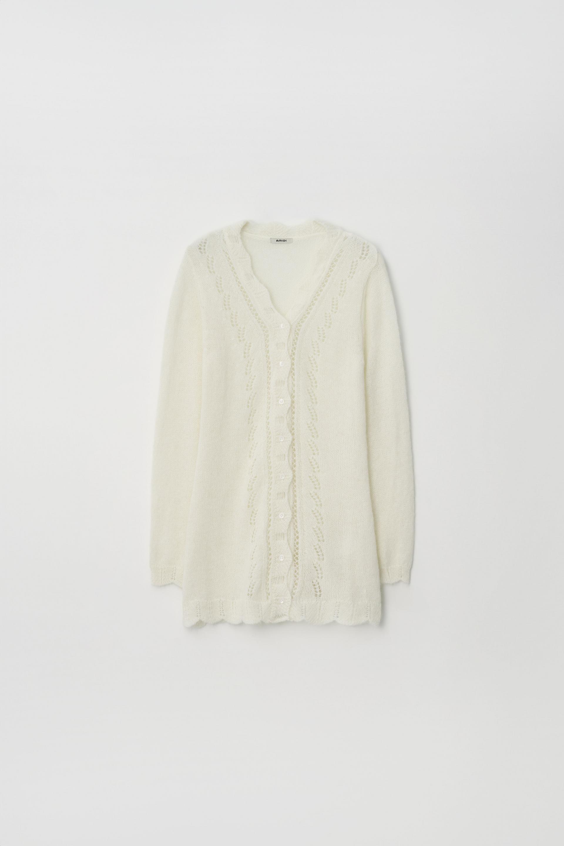 ALPACA LOOSE KNIT LONG CARDIGAN_IVORY