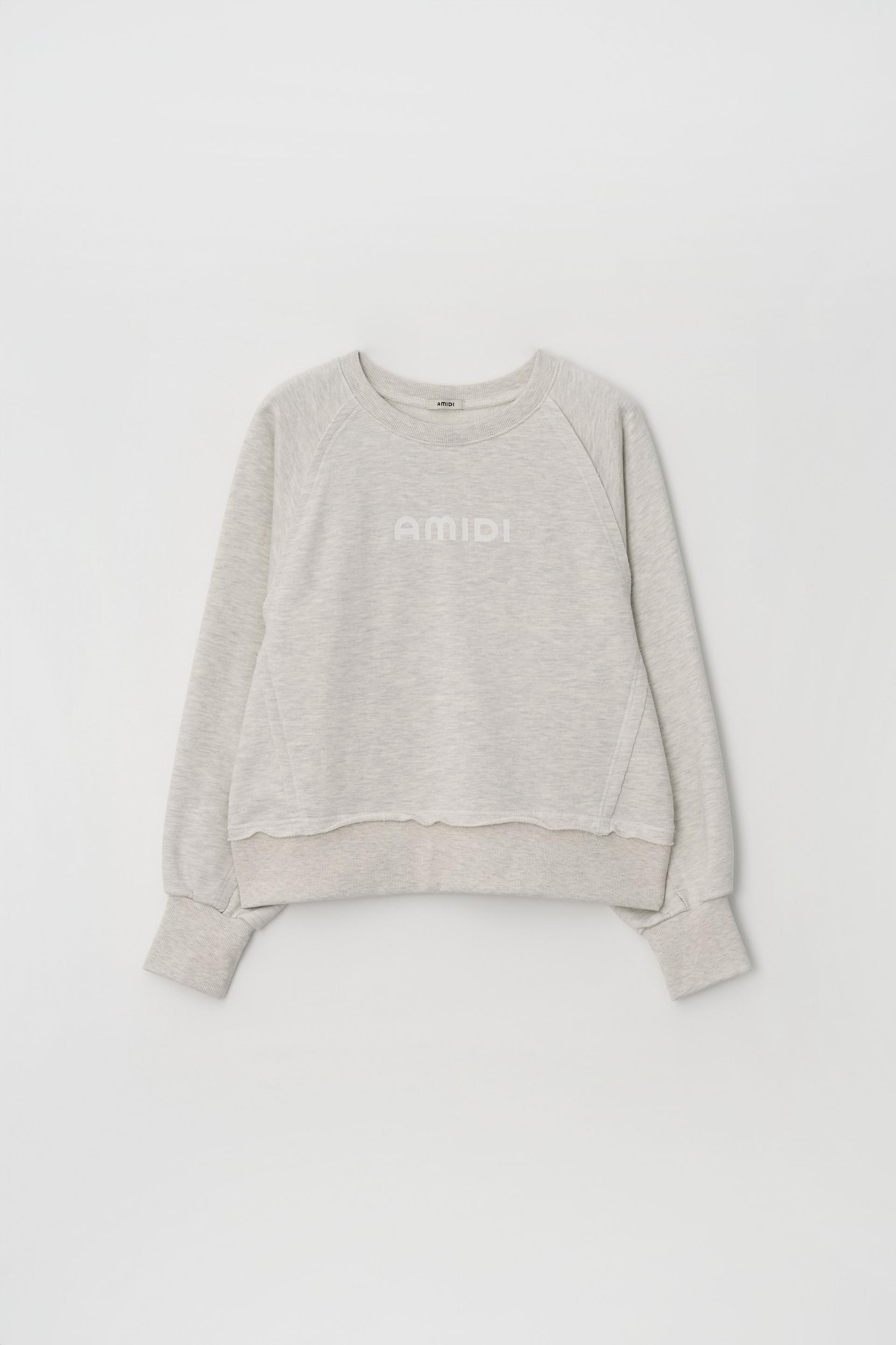 CUT-OFF SWEATSHIRT_MELANGE