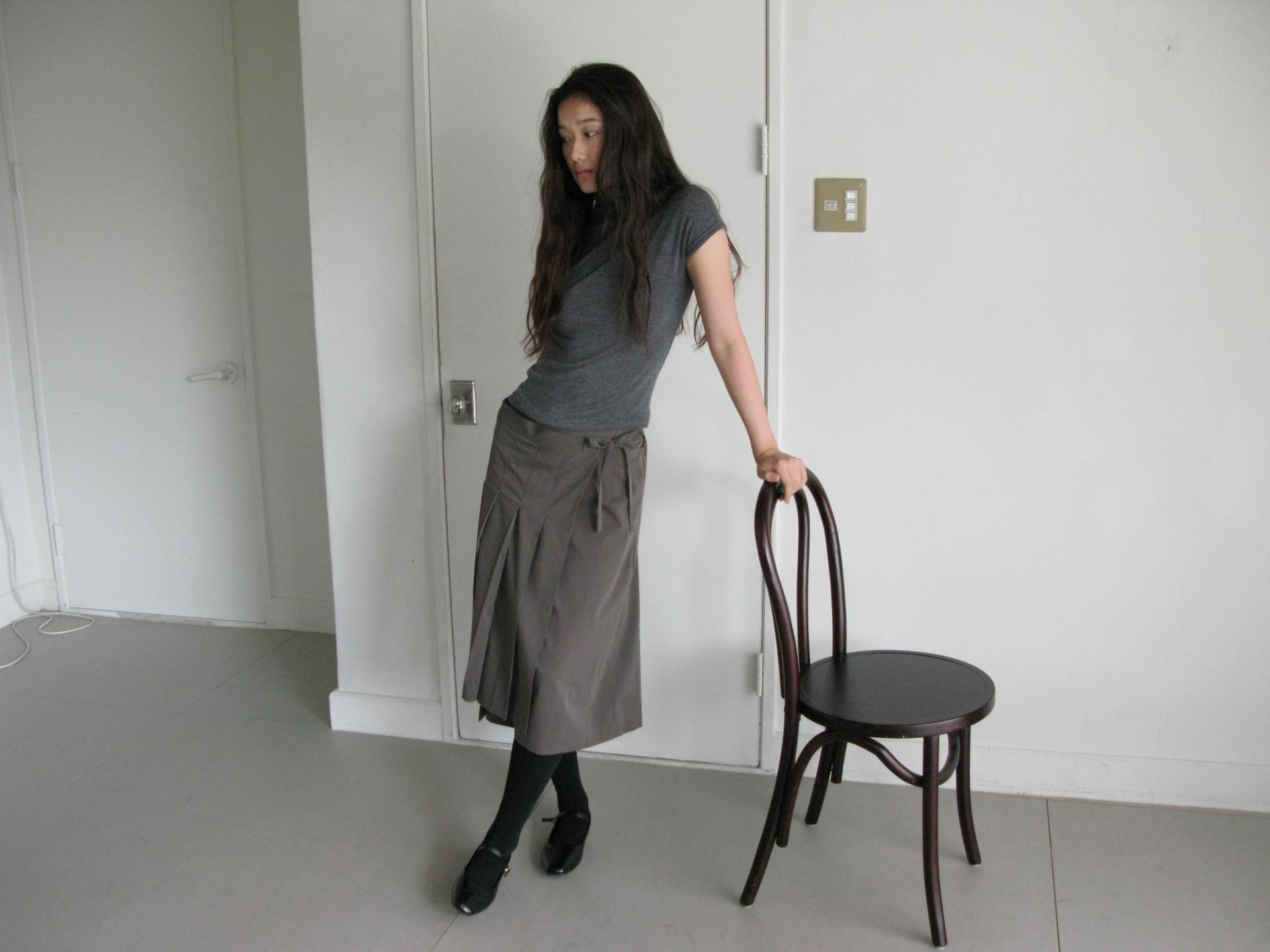 WOOL TURTLENECK TOP_GRAY