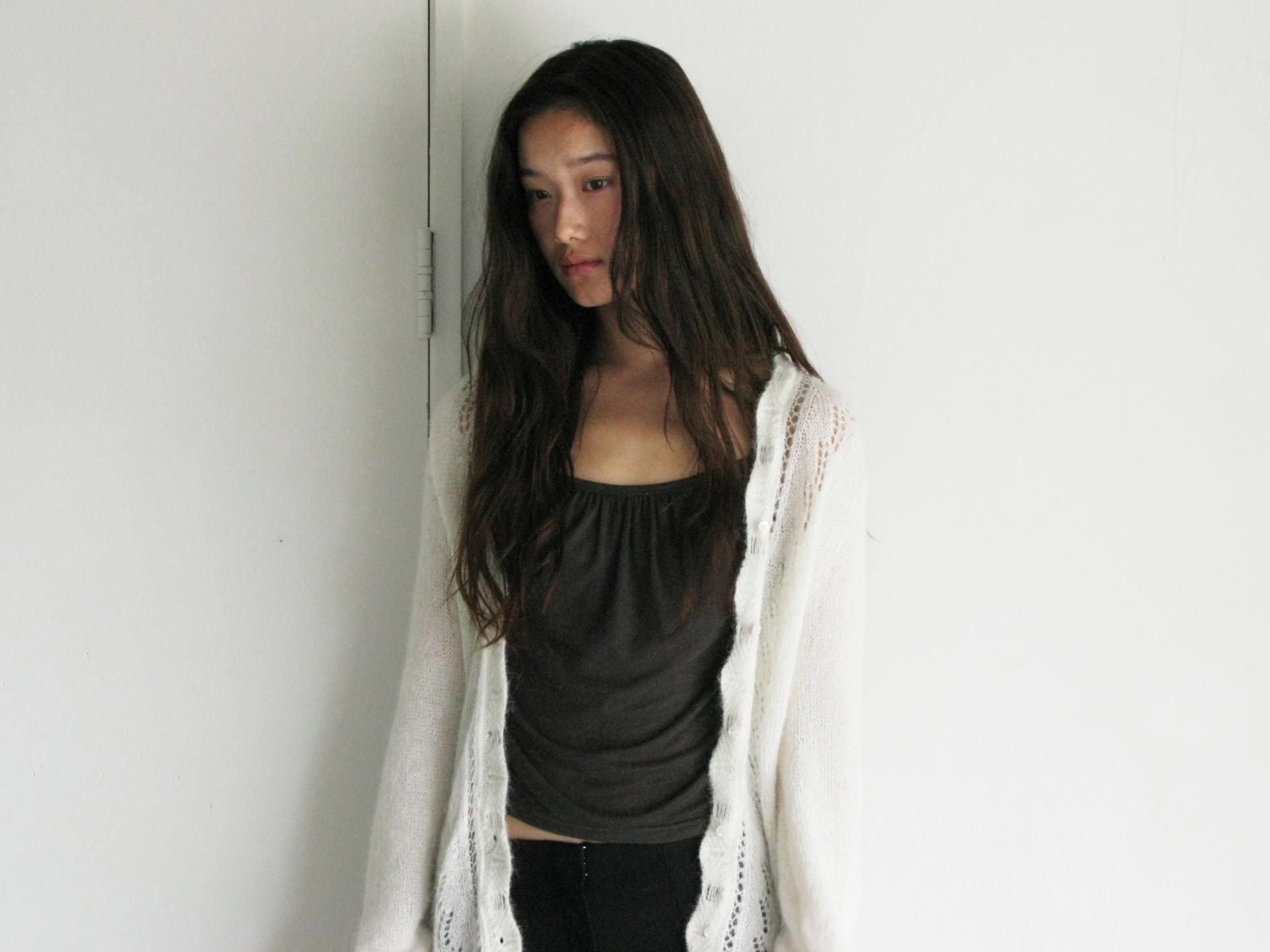 ALPACA LOOSE KNIT LONG CARDIGAN_IVORY