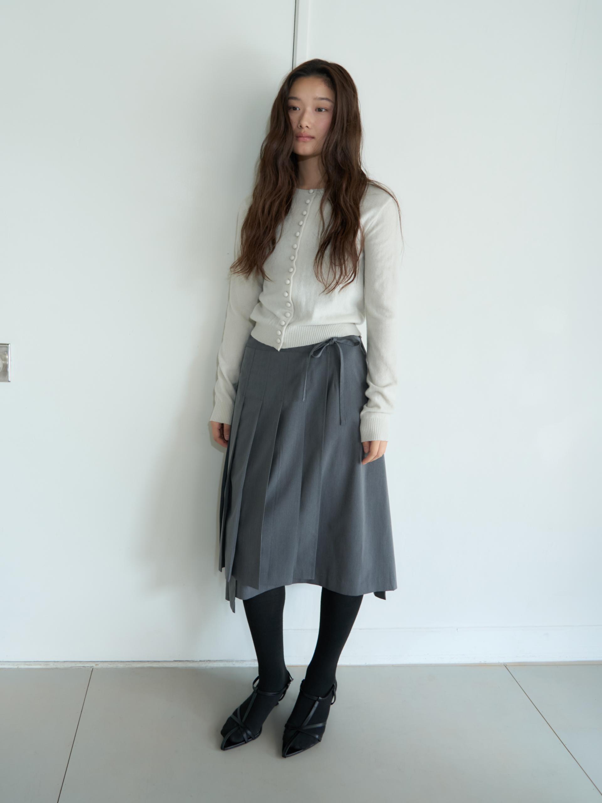 MERINO CASHMERE BUTTON CARDIGAN_IVORY