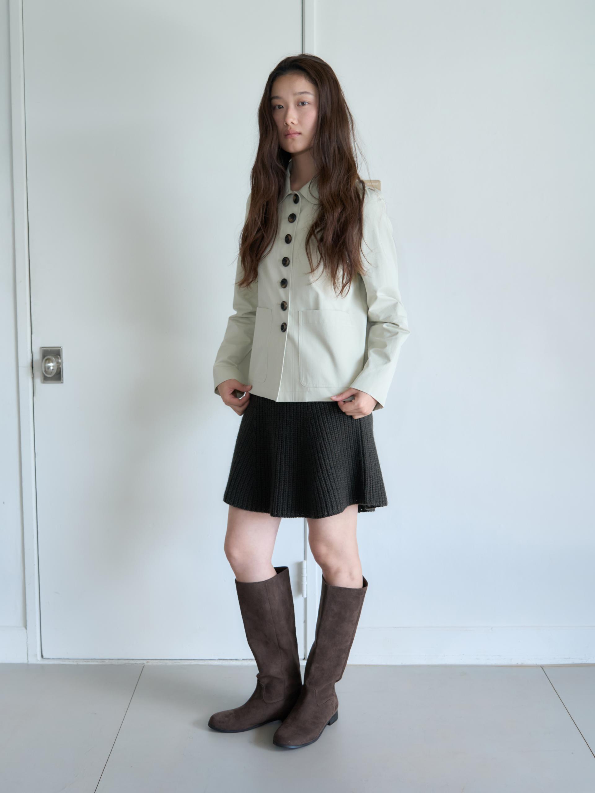 BUTTON DETAIL LOVELY JACKET_BEIGE