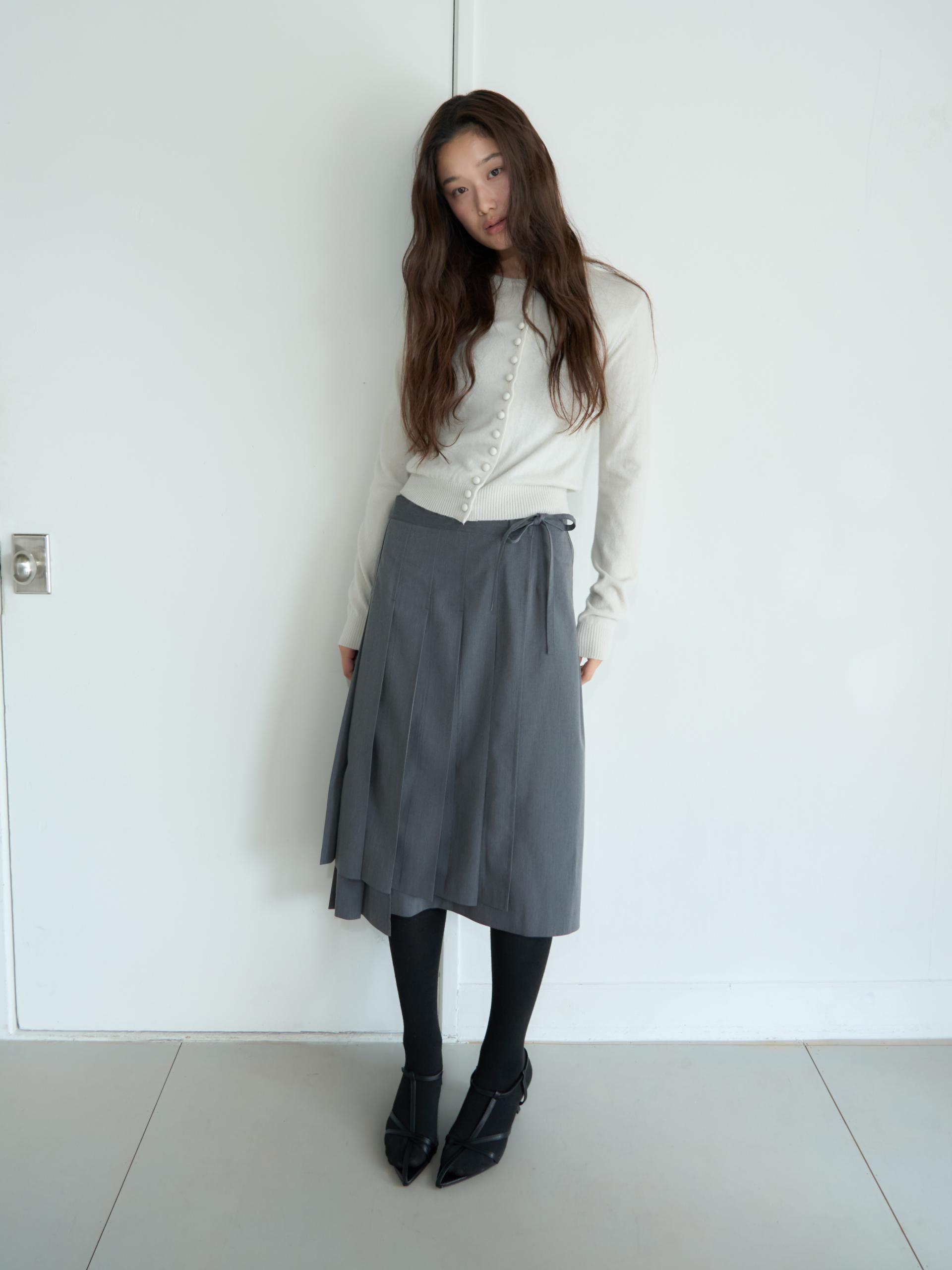 MERINO CASHMERE BUTTON CARDIGAN_IVORY