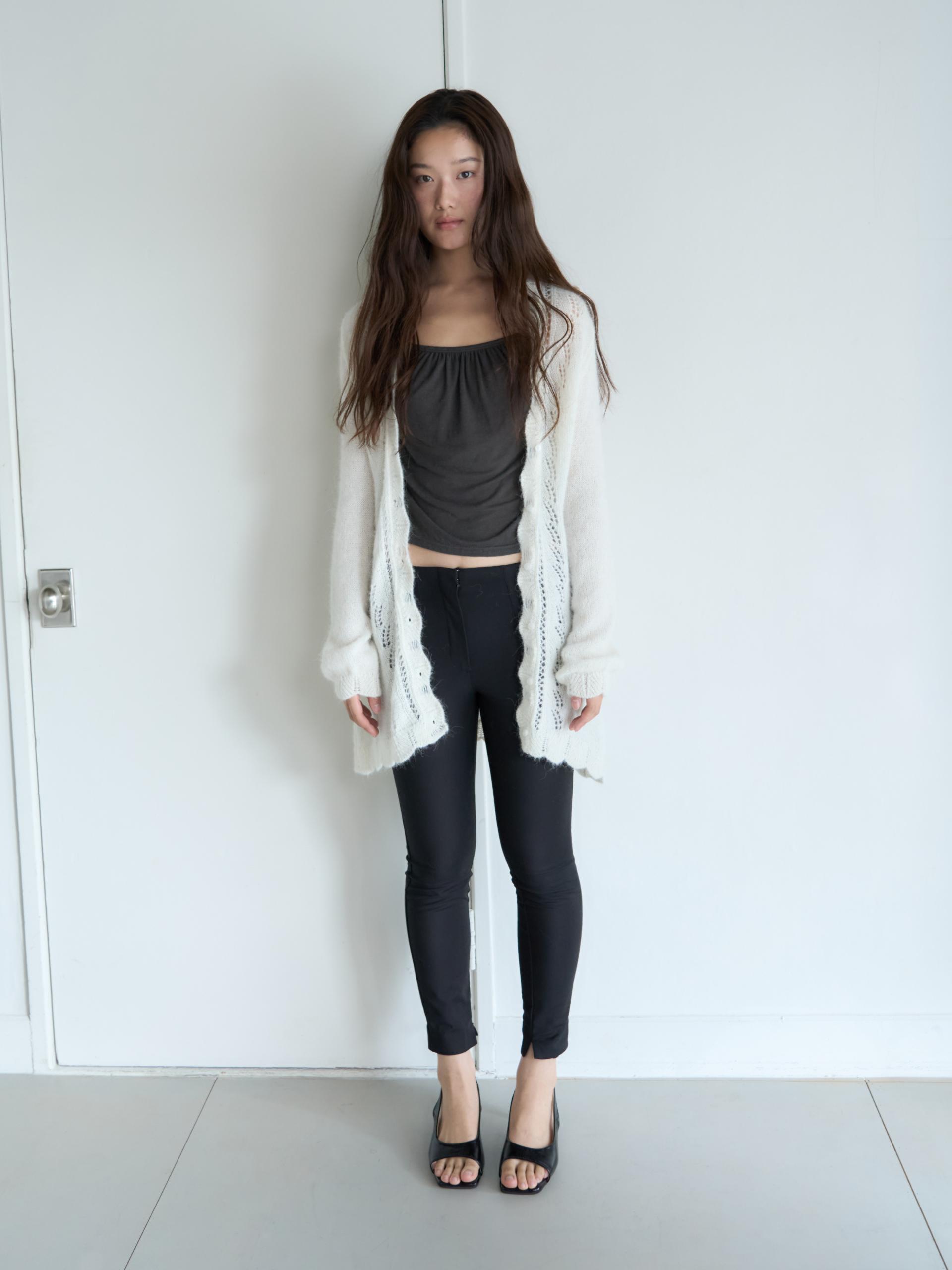 ALPACA LOOSE KNIT LONG CARDIGAN_IVORY