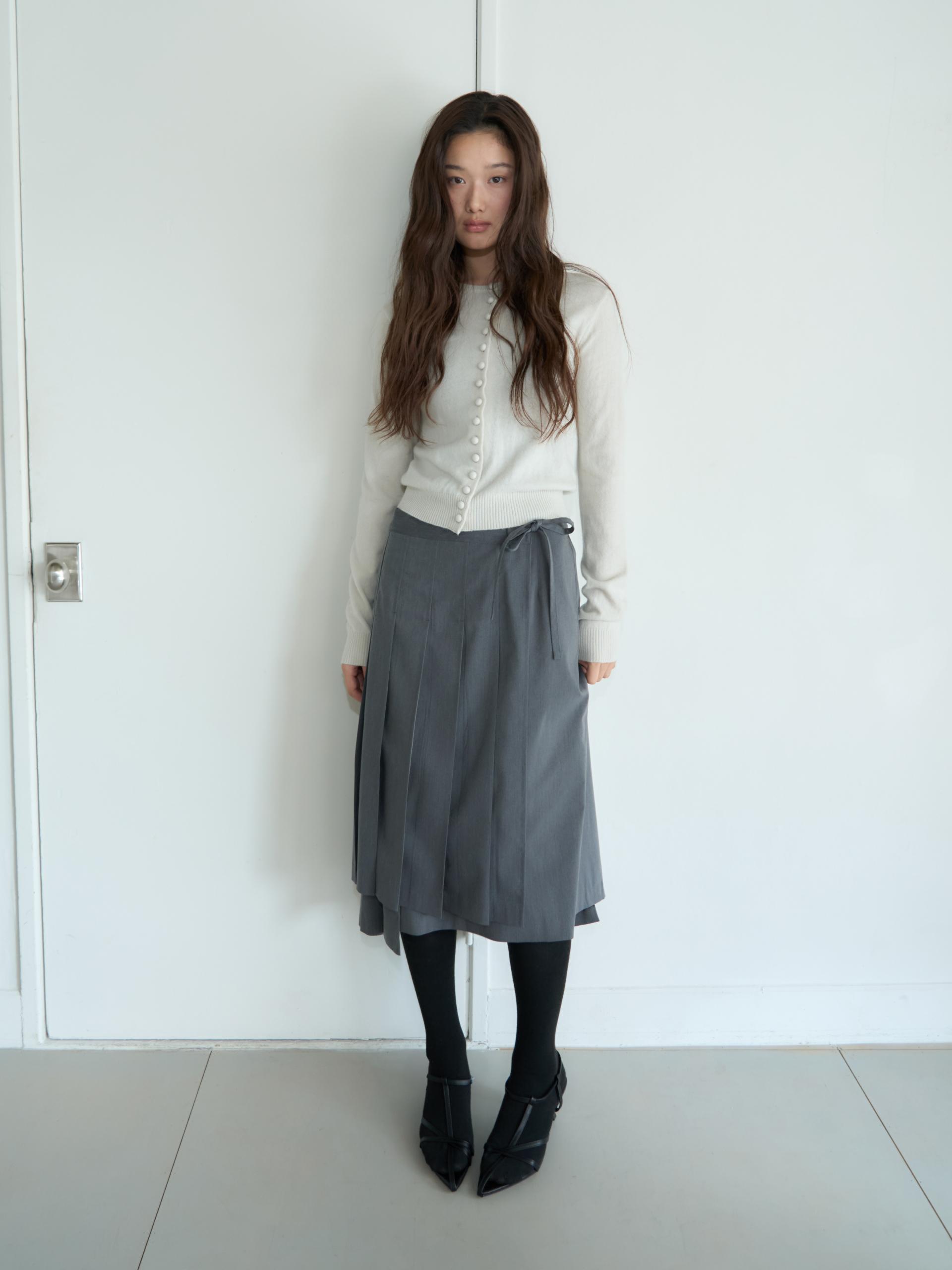MERINO CASHMERE BUTTON CARDIGAN_IVORY