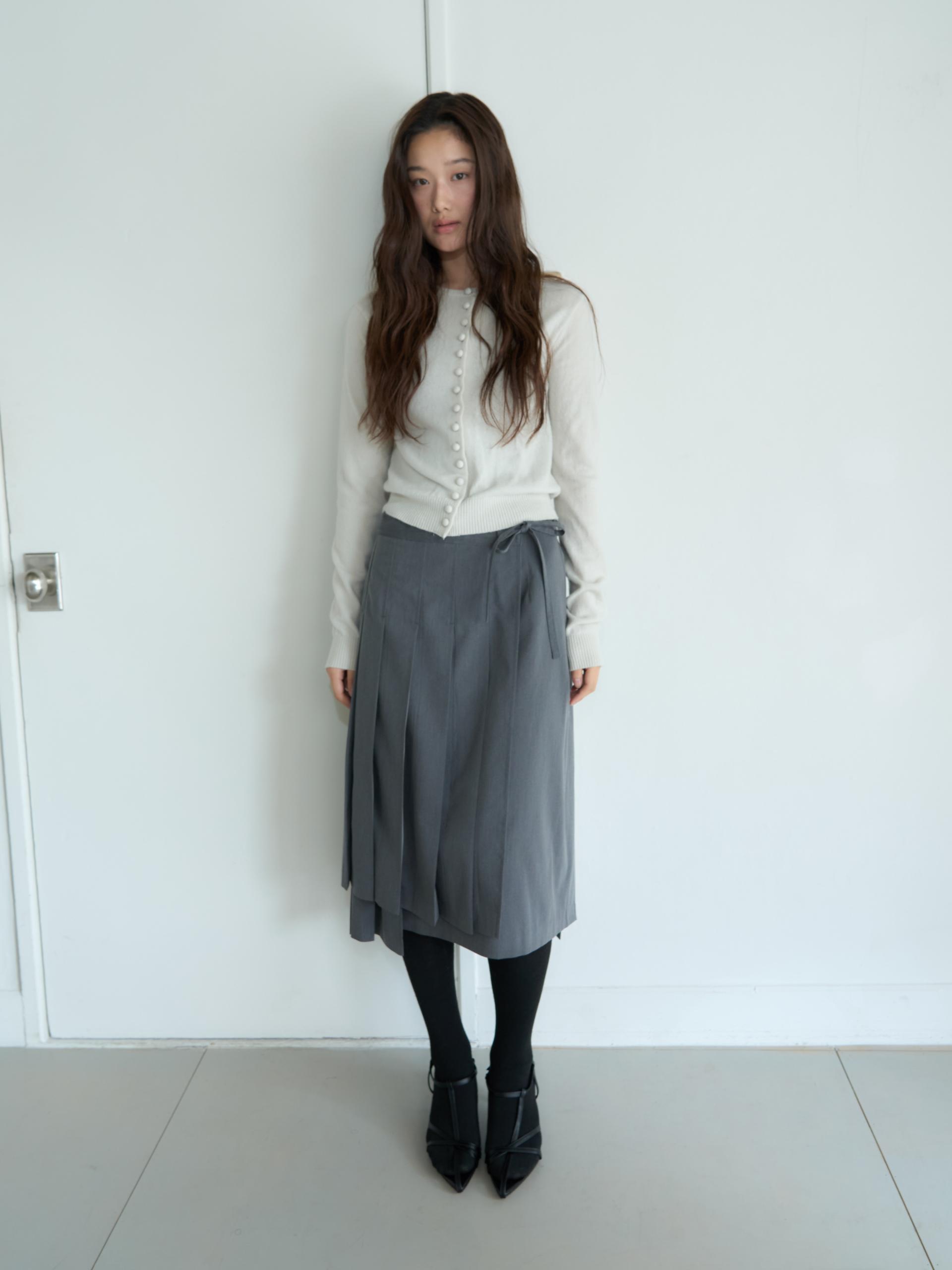 MERINO CASHMERE BUTTON CARDIGAN_IVORY