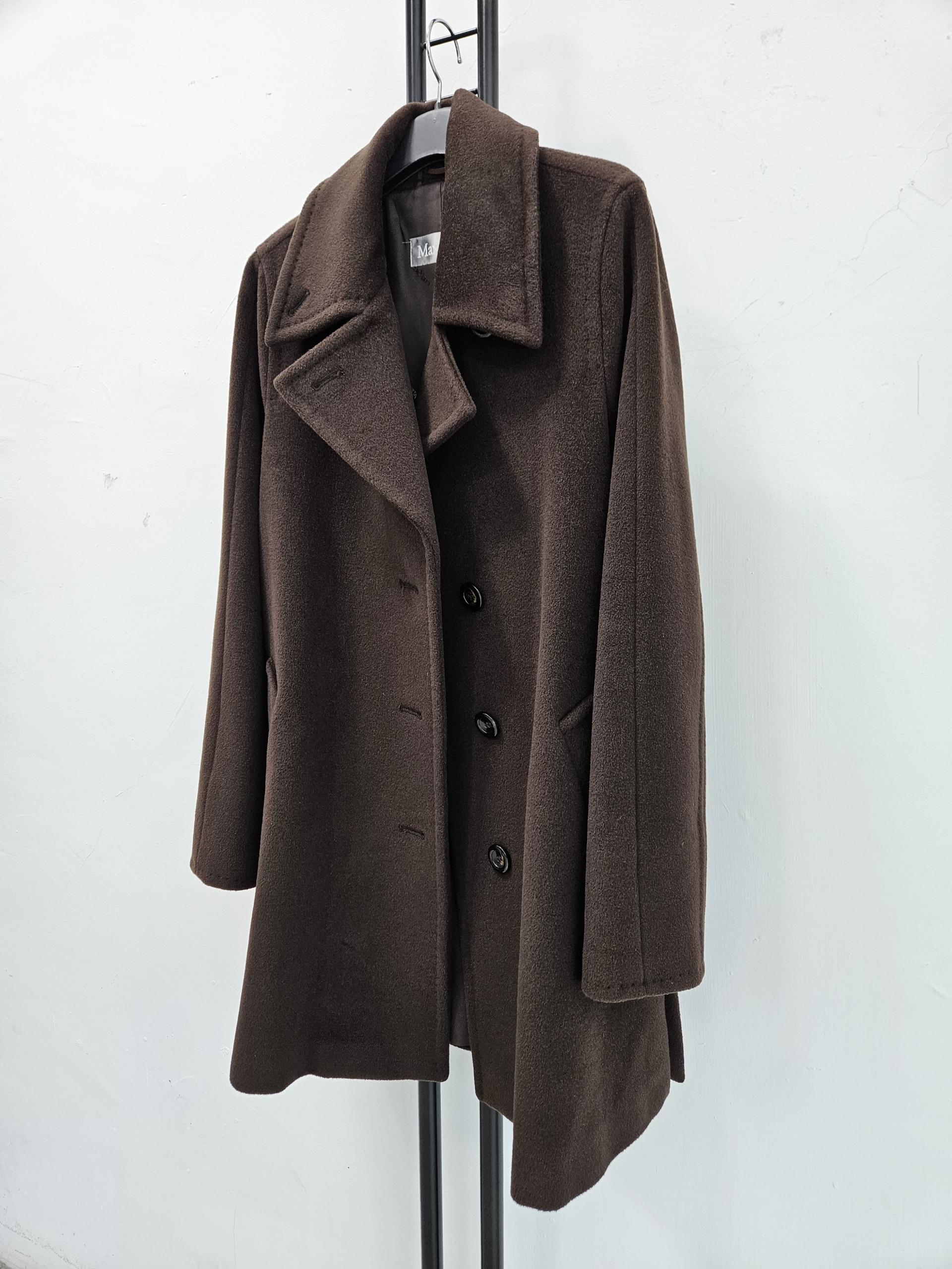 정품 막스마라 max mara 브라운코트
