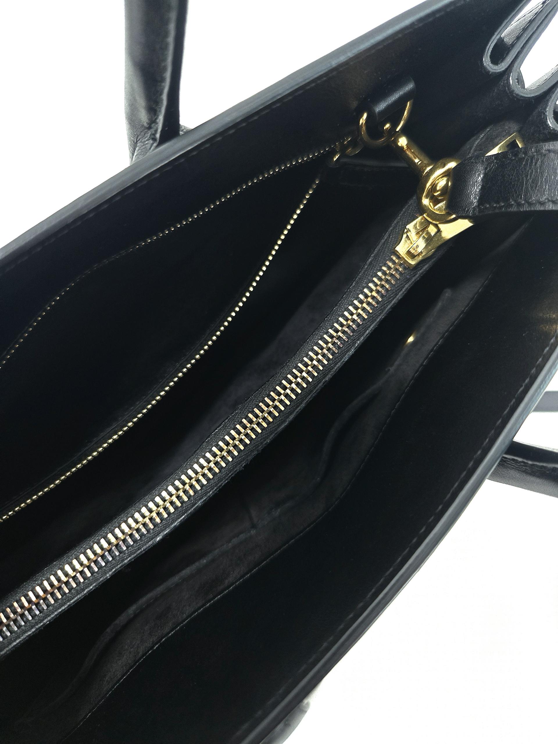 정품 생로랑 SAINT LAURENT 삭 드쥬르 블랙 토트백 숄더백