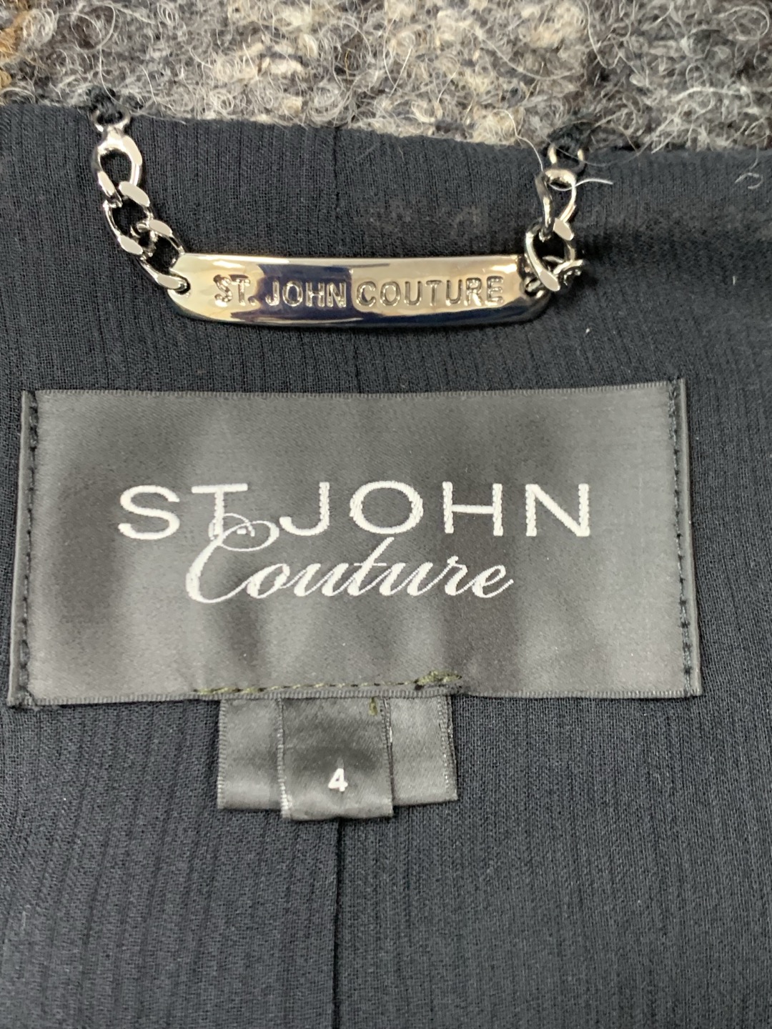 신세계정품)) 센존 꾸뛰르 ST.JOHN COUTURE 트위드 코트